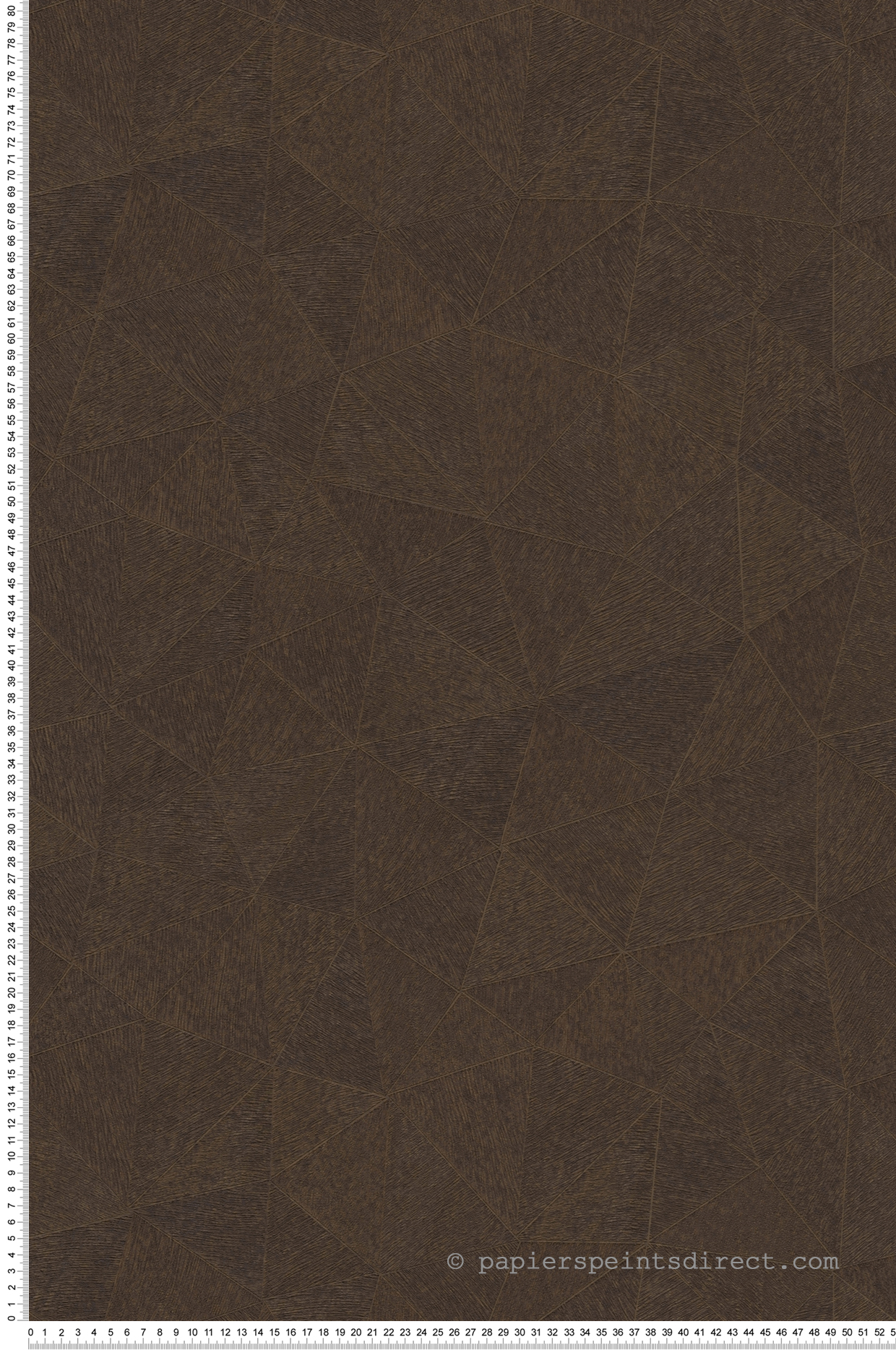 Papier peint Triangle Texture Bali ébène - Metropolitan Stories 3 d'A.S. Création | Réf. AS-391294