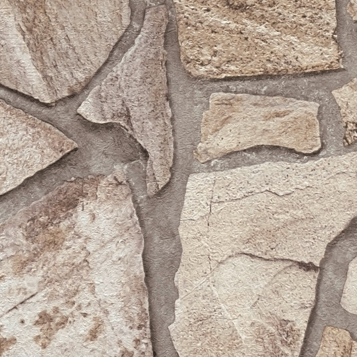 Papier peint Pierre Parement taupe - Elements 2 d'A.S. Création ZOOM | Réf. AS-389343