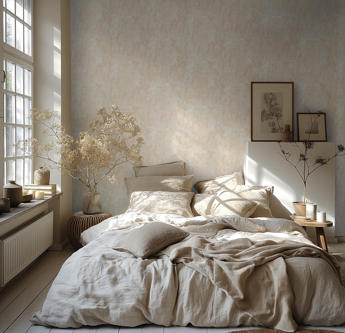 Papier peint Faux Uni Béton Urbain sable doré - Metropolitan Stories 4 Hot Spots d'A.S. Création | Réf. AS-786292