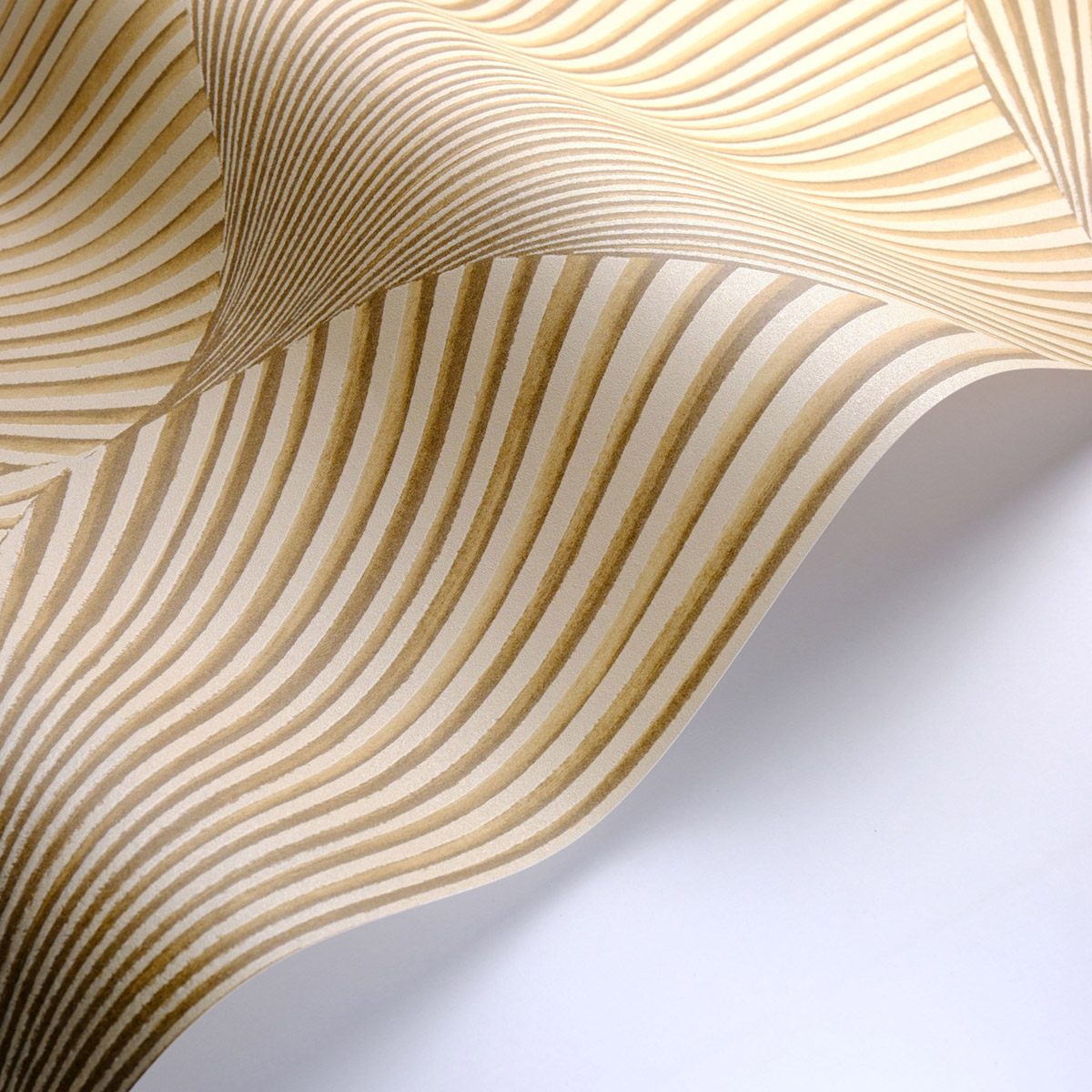 Papier peint Feuille Coquillage Semiramis mordoré - Babylone de Casadéco AMB5| Réf. BBLN89762207