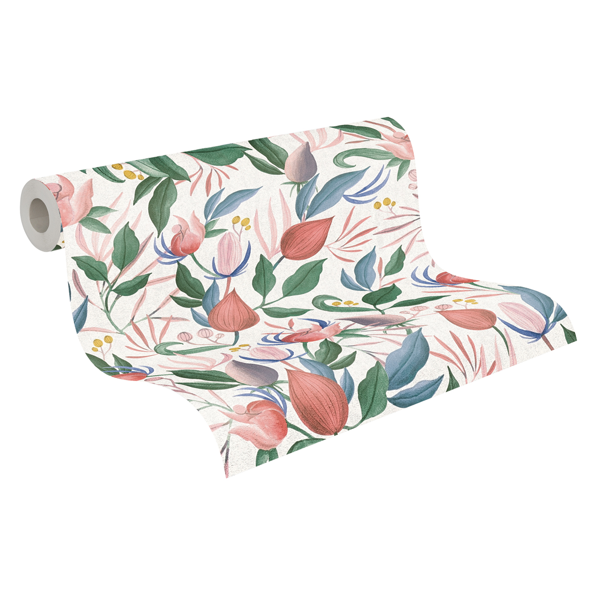 Papier peint Floral Still Bloom rose - Cosmoliving d'A.S. Création ROLL | Réf. AS-790625