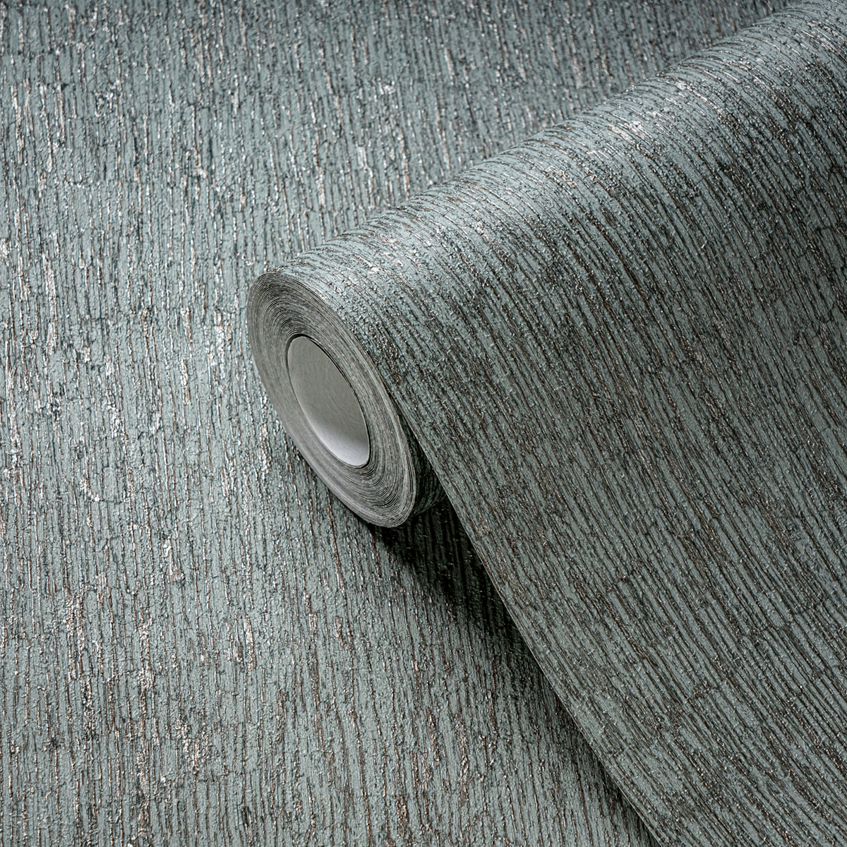 Papier peint Écorce Bois vert sauge - Smart Surfaces d'A.S. Création | Réf. AS-395623