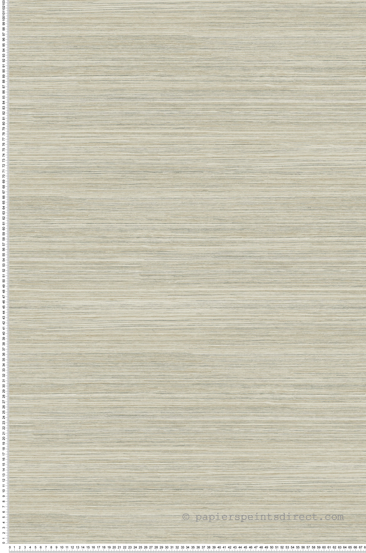 Papier peint Tissage Fontaine beige - Greenhouse de York (Initiales) | Réf. INI-GO8305