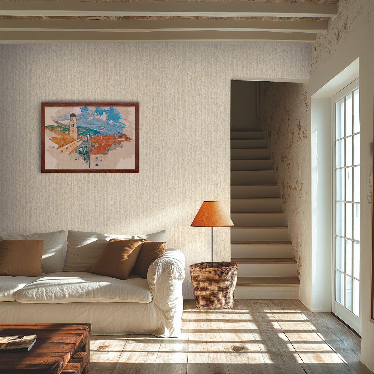 Papier peint Pierre Géométrie Moderne grège doré - Metropolitan Stories 4 Hot Spots d'A.S. Création | Réf. AS-786661