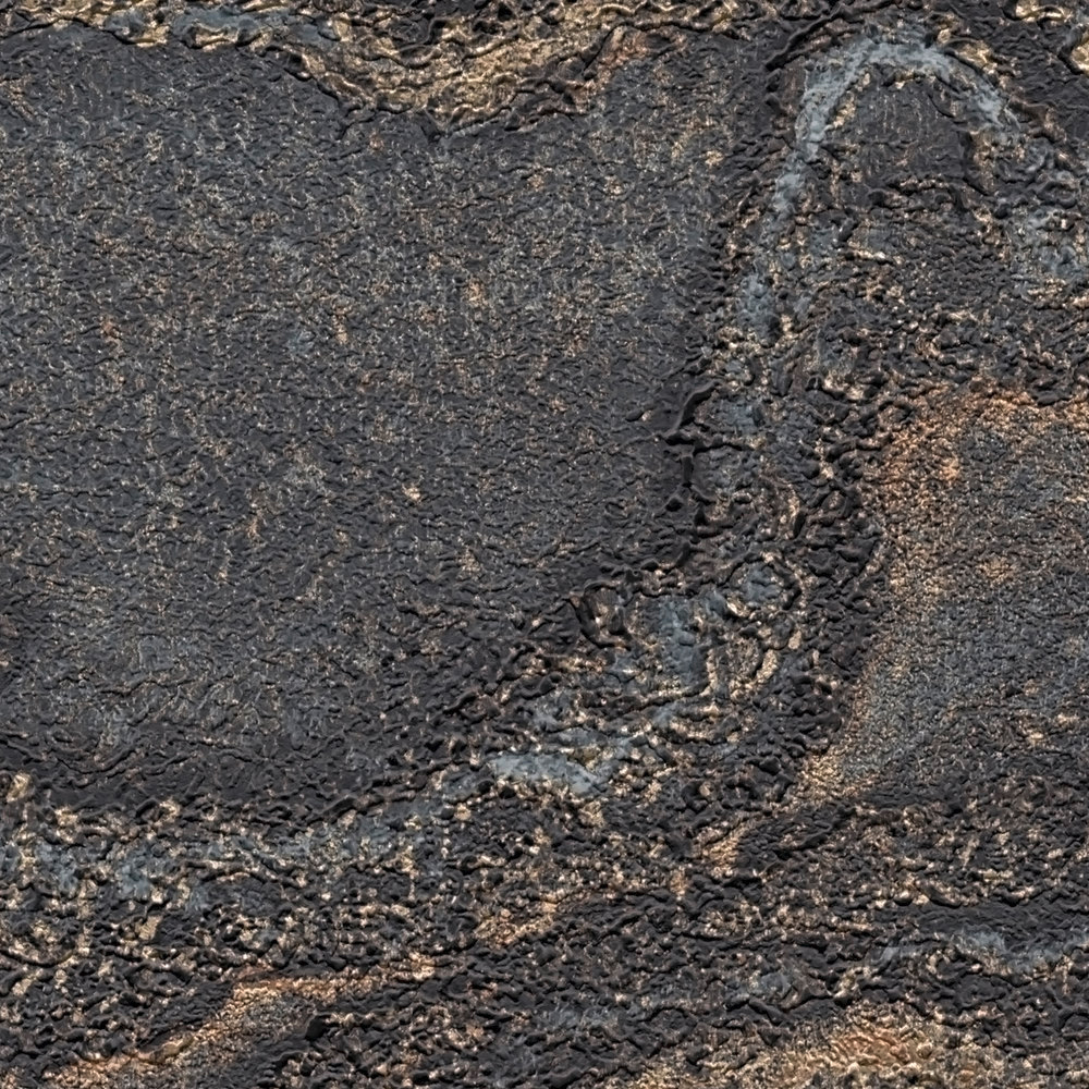 Papier peint Pierre Précieuse Métallisé noir doré - Stories of Life d'A.S. Création AMB3 | Réf. AS-396594