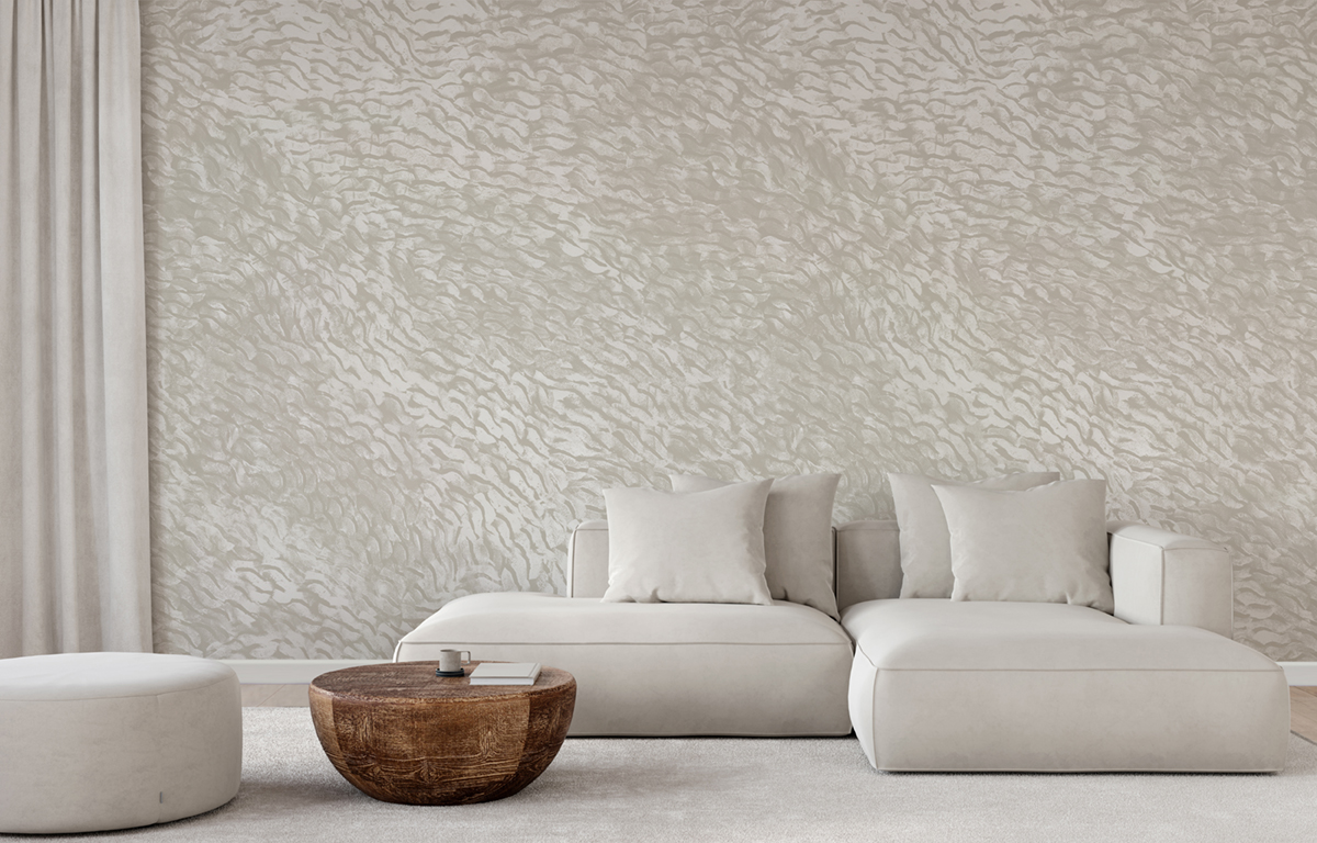 Papier peint panoramique Cascade Crème 1/2/3 - Isidore Leroy