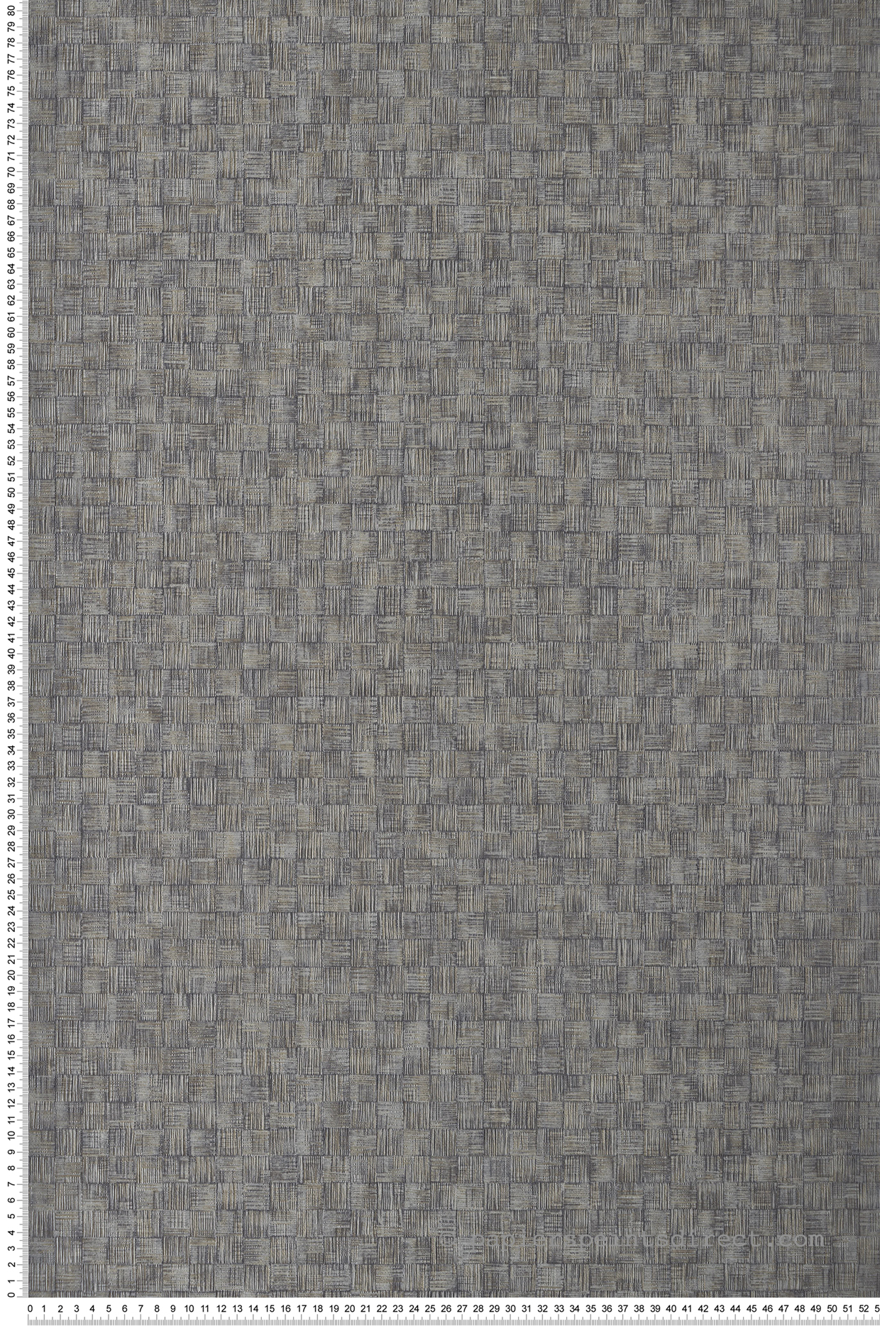Papier peint Géométrique Damier gris et irisé - Gingko de Casadéco | Réf. GINK86259303