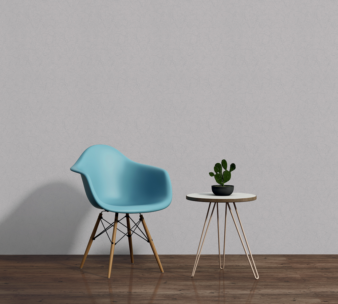 Effet béton ciré sur fond en relief - Papier peint à peindre GO de Montécolino