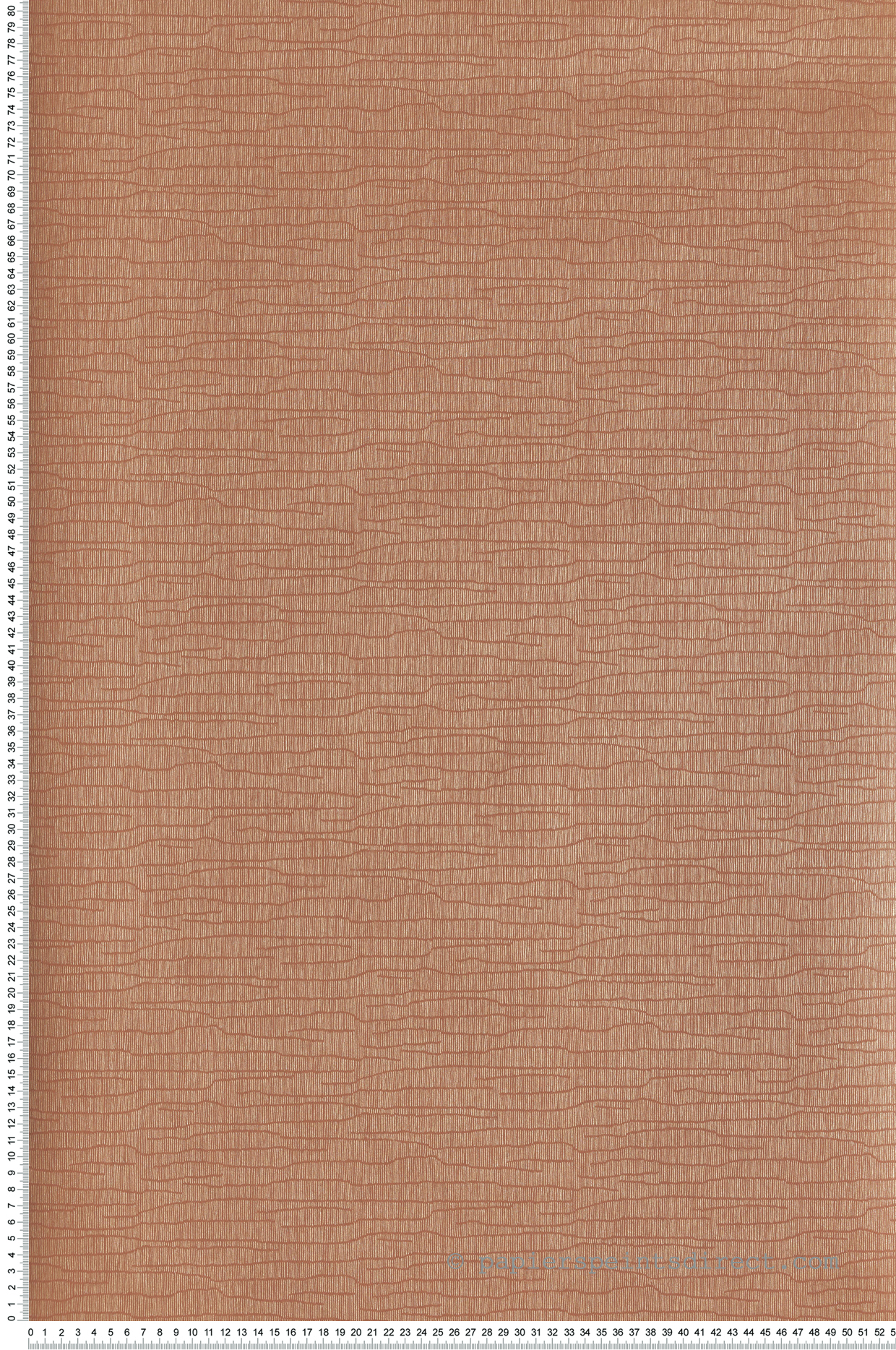 Papier peint Faux Uni Trait camel métallisé - Mysa de Masureel | Réf. MAS-YSA406