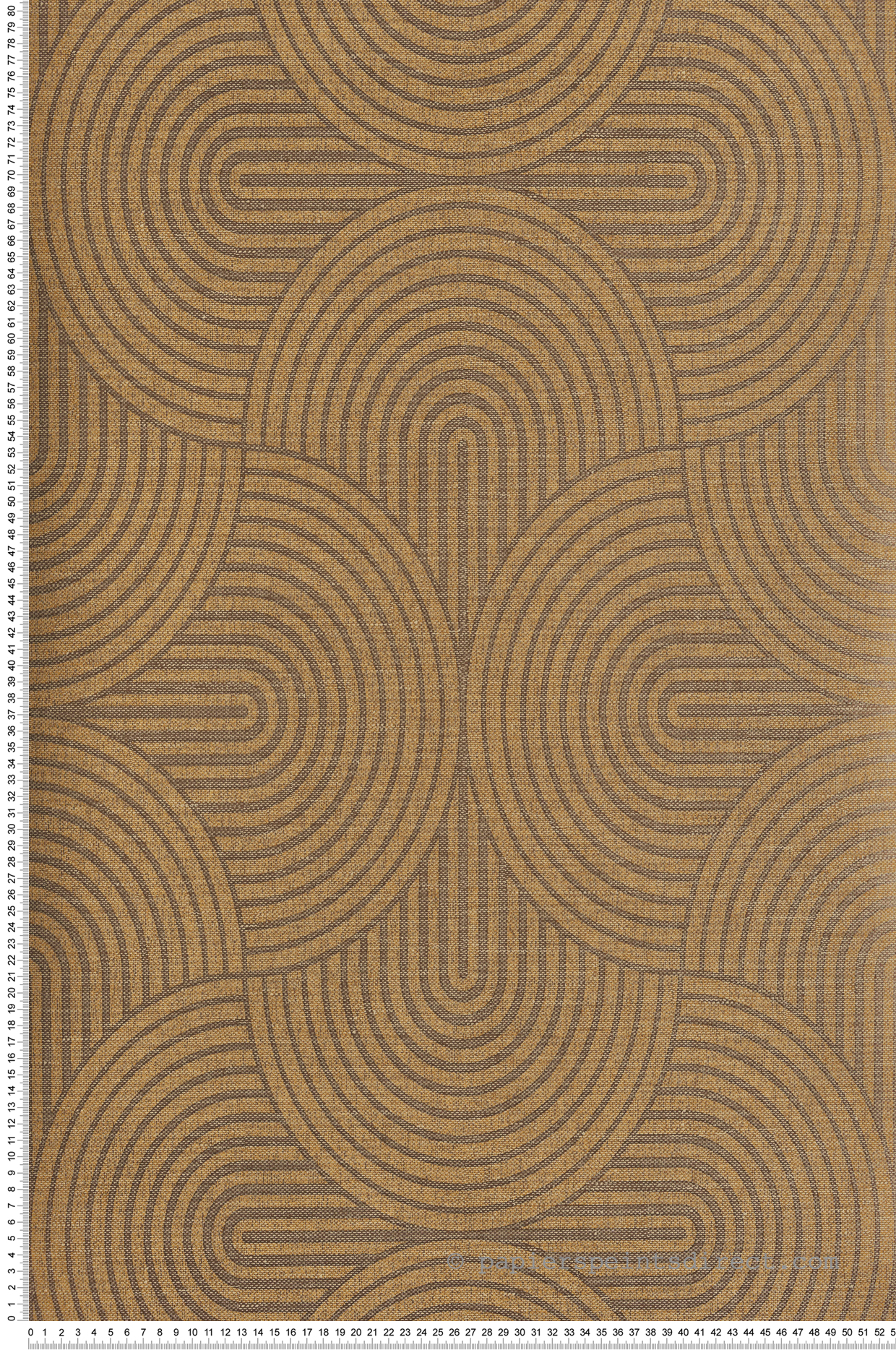 Papier peint Spirale Earth ocre - The Texture Book de Masureel | Réf. MAS-EAR605
