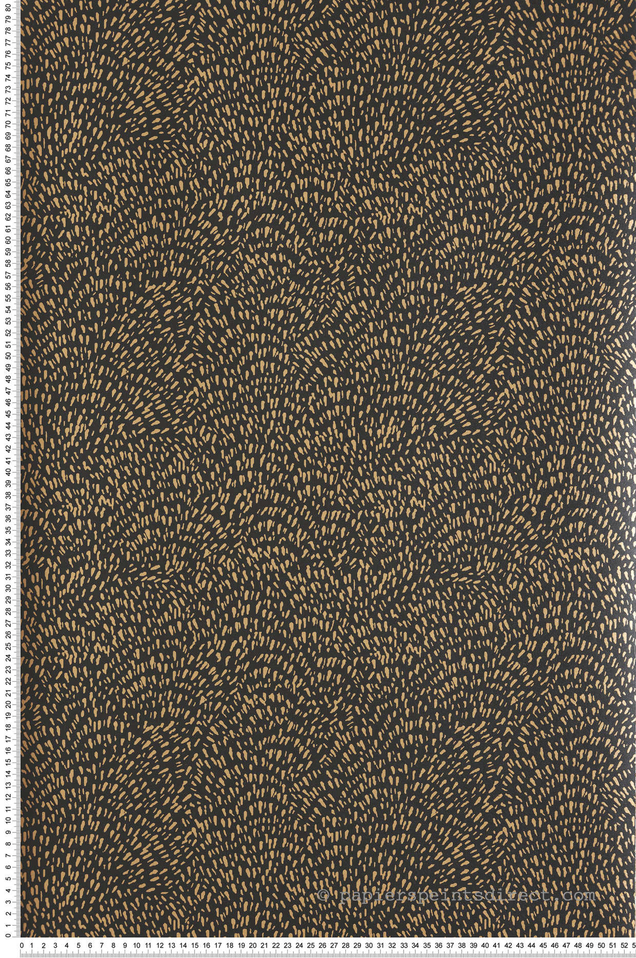 Papier peint Étincelle noir doré - Attitude de Lutèce | Réf. LTC-DWP0363-09