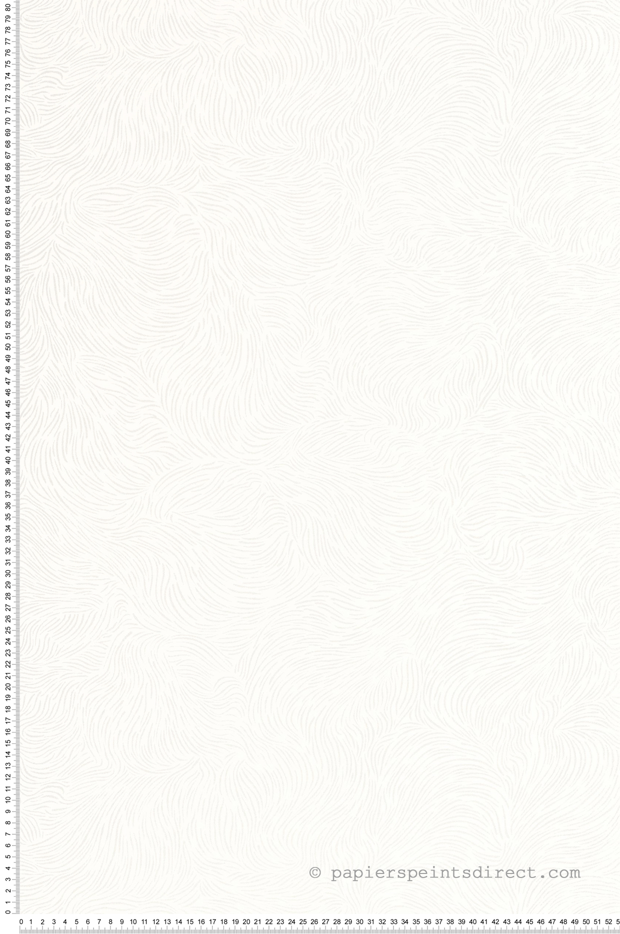 Papier peint Ondulations Graphiques Storm blanc nacré - Moonlight 3 de Casélio | Réf. MNL3107060000
