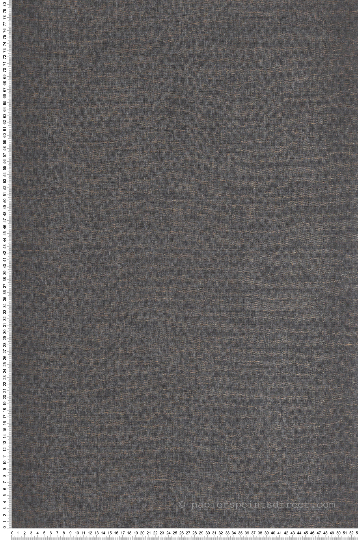 Papier peint Uni Lin noir anthracite cuivré - Reliefs de Casélio | Réf. RLF103239130