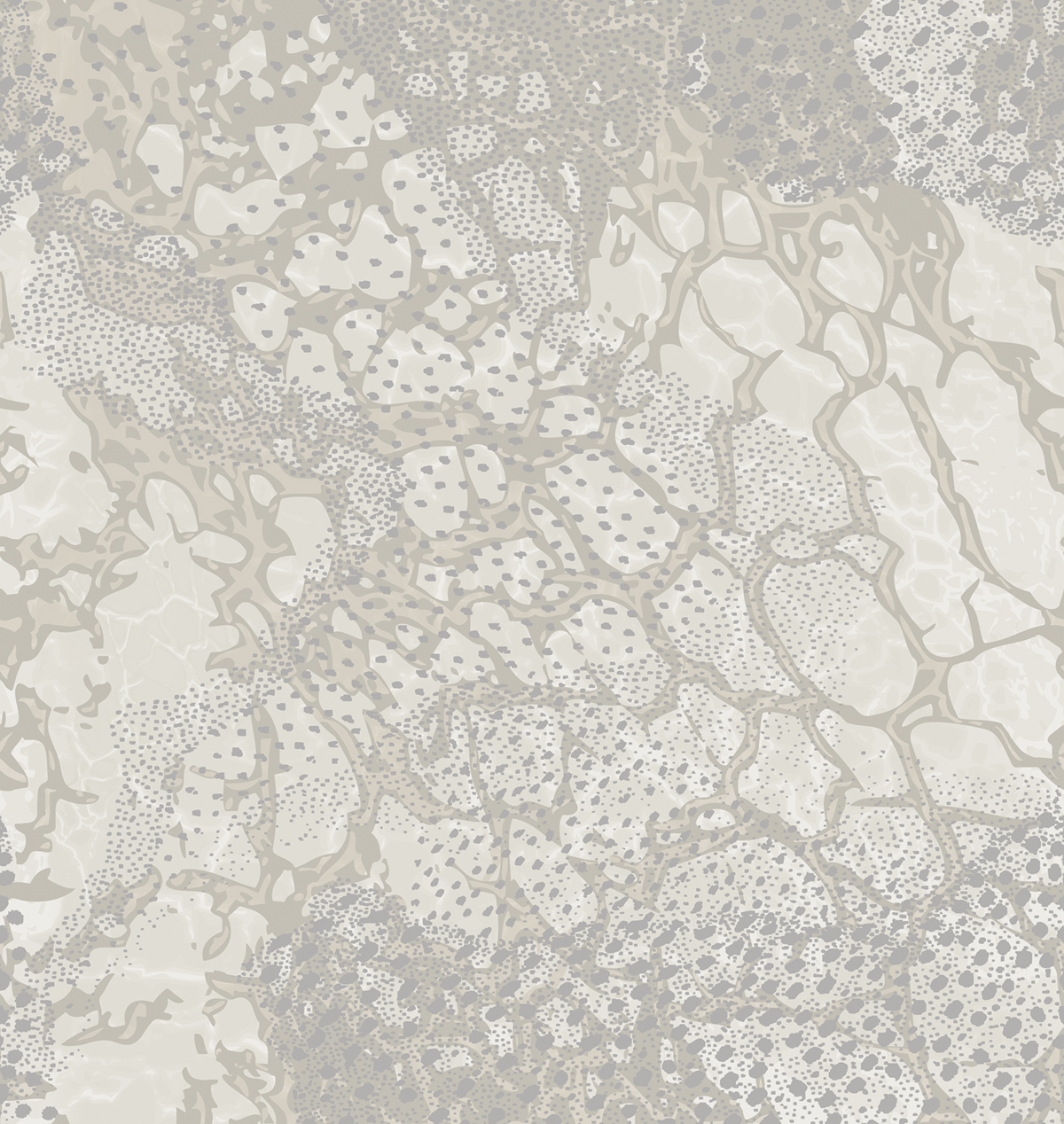 Papier peint panoramique Imprimé Reptile grège - Guy Laroche de Lutèce | Réf. LTC-51247106