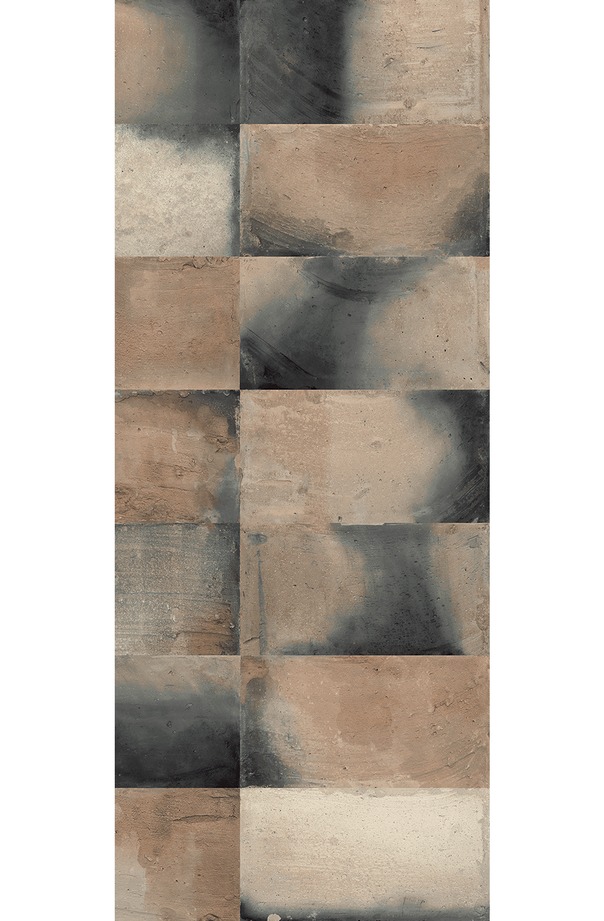 Papier peint panoramique Carrelage Travertin Teo marron - B H260 - Wall Designs IV de Masureel | Réf. MAS-DG4TEO1022-260