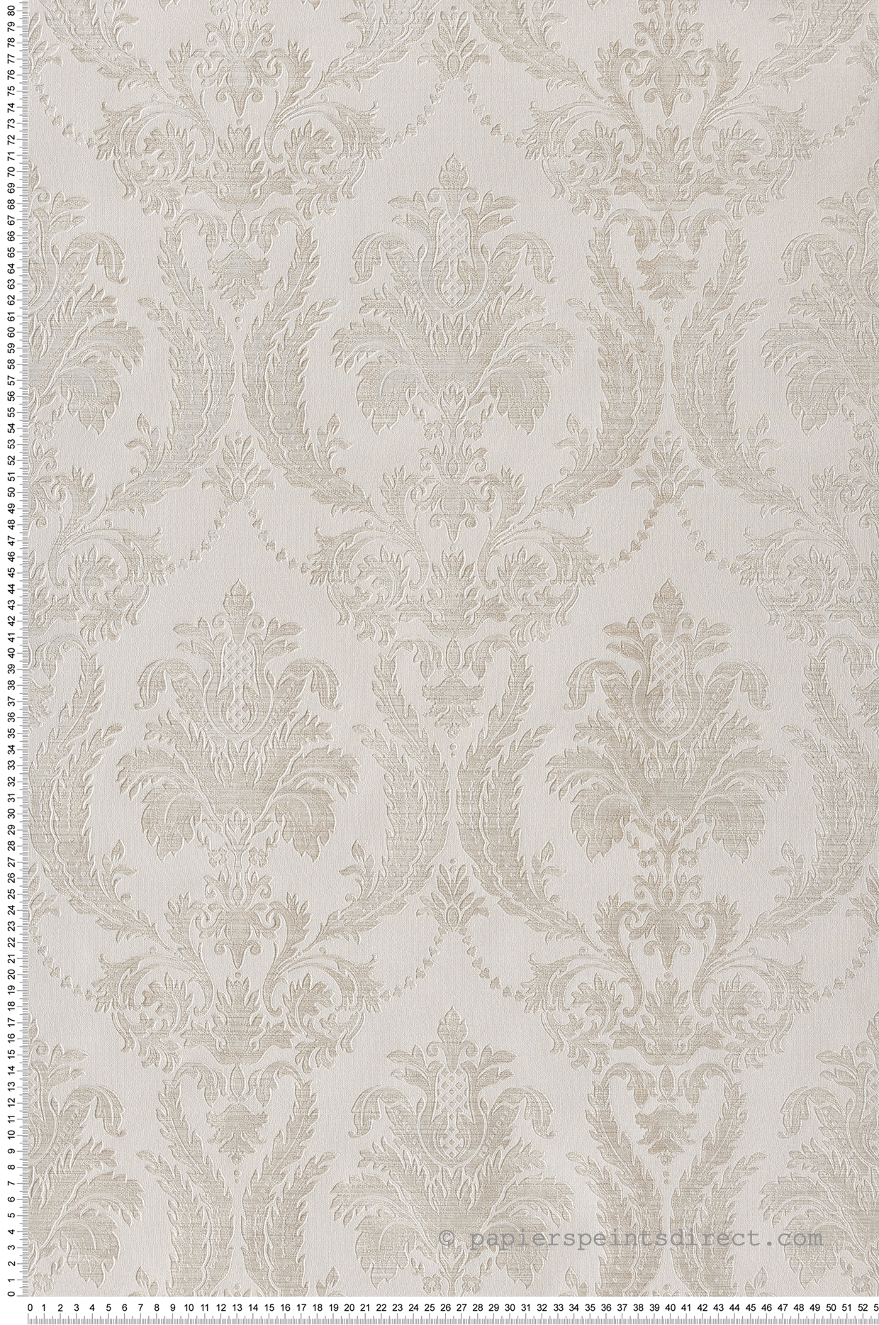 Papier peint Médaillon Baroque beige - Scala de Montecolino | Réf. MC-28803
