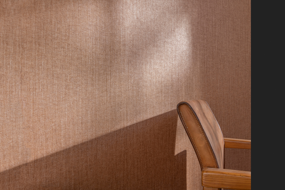 Papier peint Faux Uni Métallisé cuivré - Merida de Montecolino | Réf. MC-BA26002