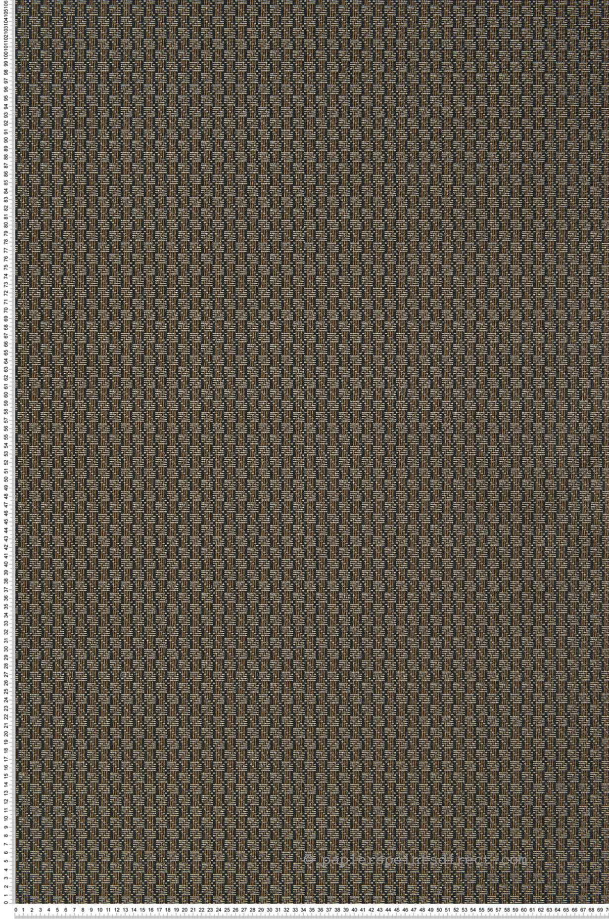 Papier peint Tissage Trenza noir - Manille de Casamance | Réf. CAS-74670660