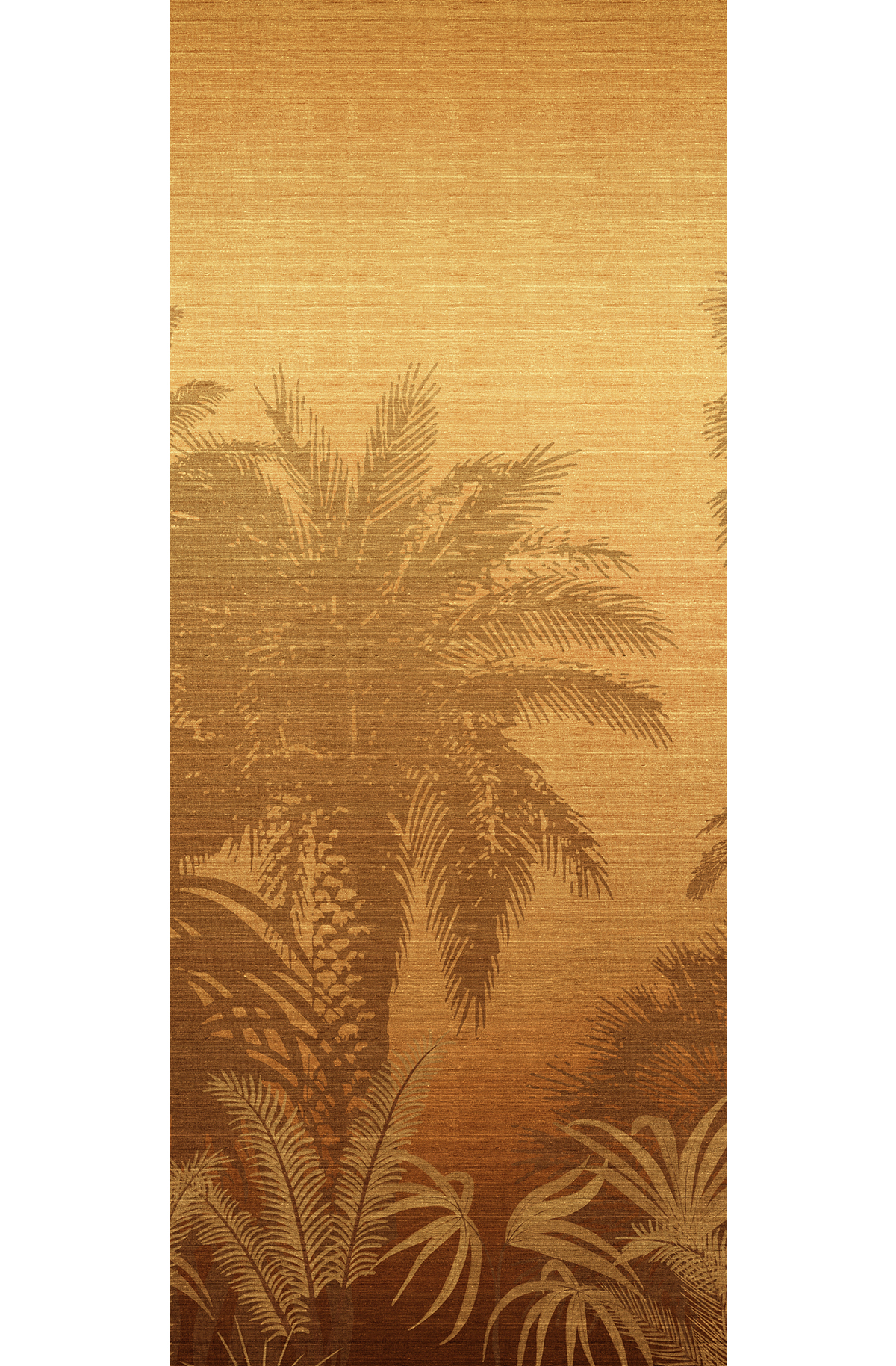 Papier peint panoramique Jungle Awarra ocre - B H260 - Amazone de Masureel | Réf. MAS-DGZON1032-260