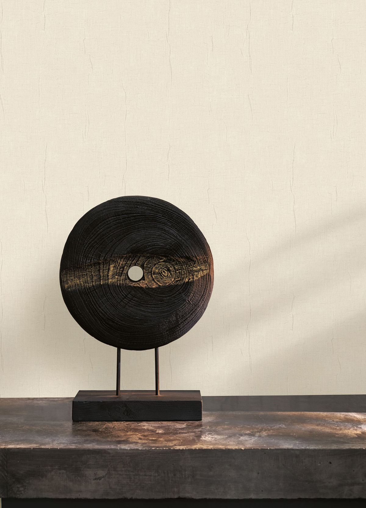 Papier peint Uni Etamine beige pierre - Etamine de Casadéco | Réf. ETAM200251212