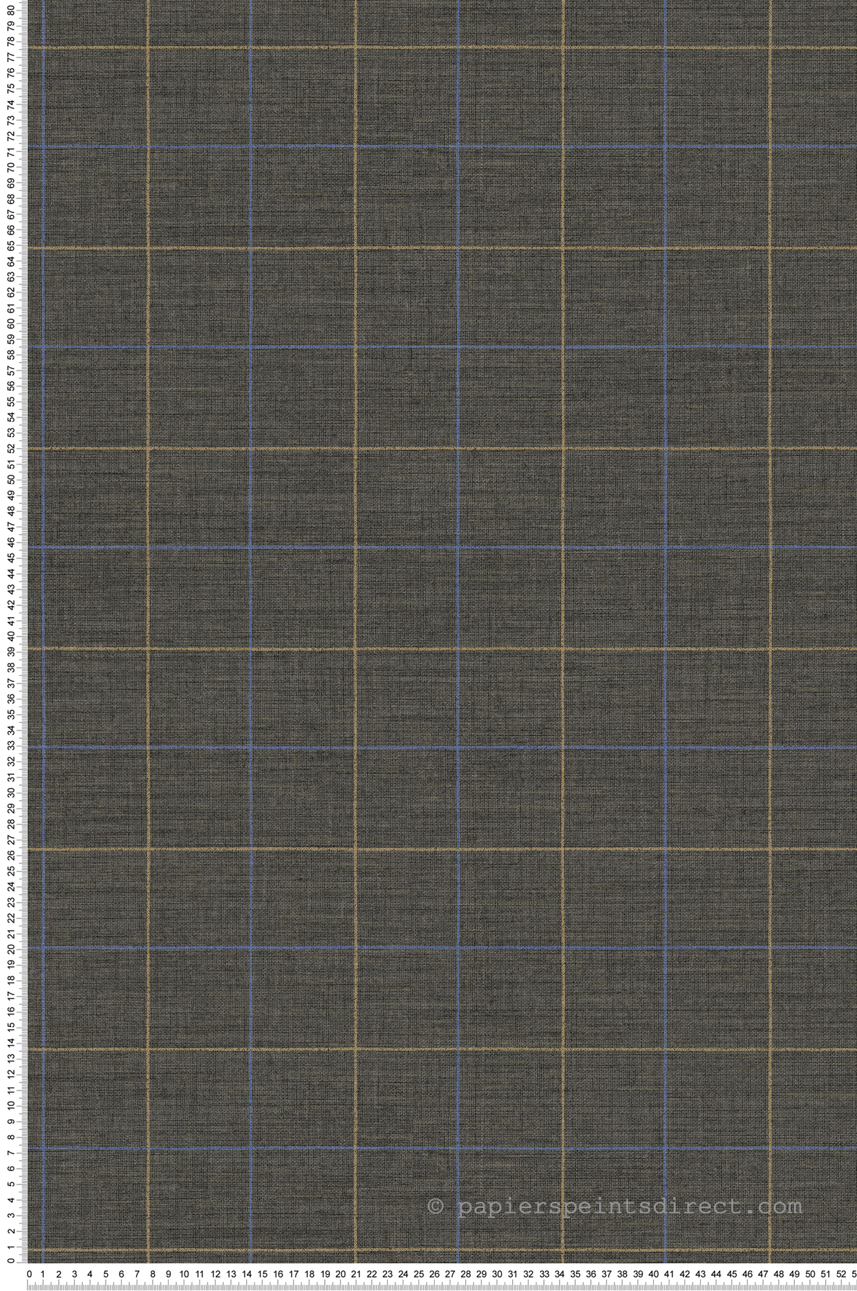 Papier peint Carreaux Scandinave Liam anthracite - Carnaby Street de Casadéco | Réf. CARN200519987