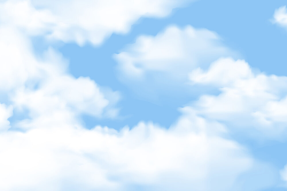 Papier peint panoramique Ciel de Nuages - Wall Love d'A.S. Création | Réf. DD129590