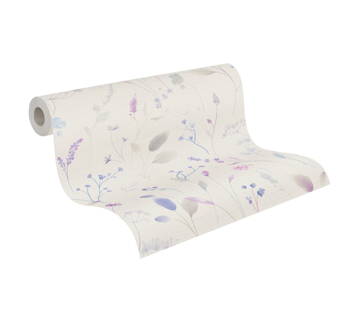 Papier peint Herbier Champêtre Toile violet - Pintwalls 3 d'A.S. Création ROLL | Réf. AS-791702