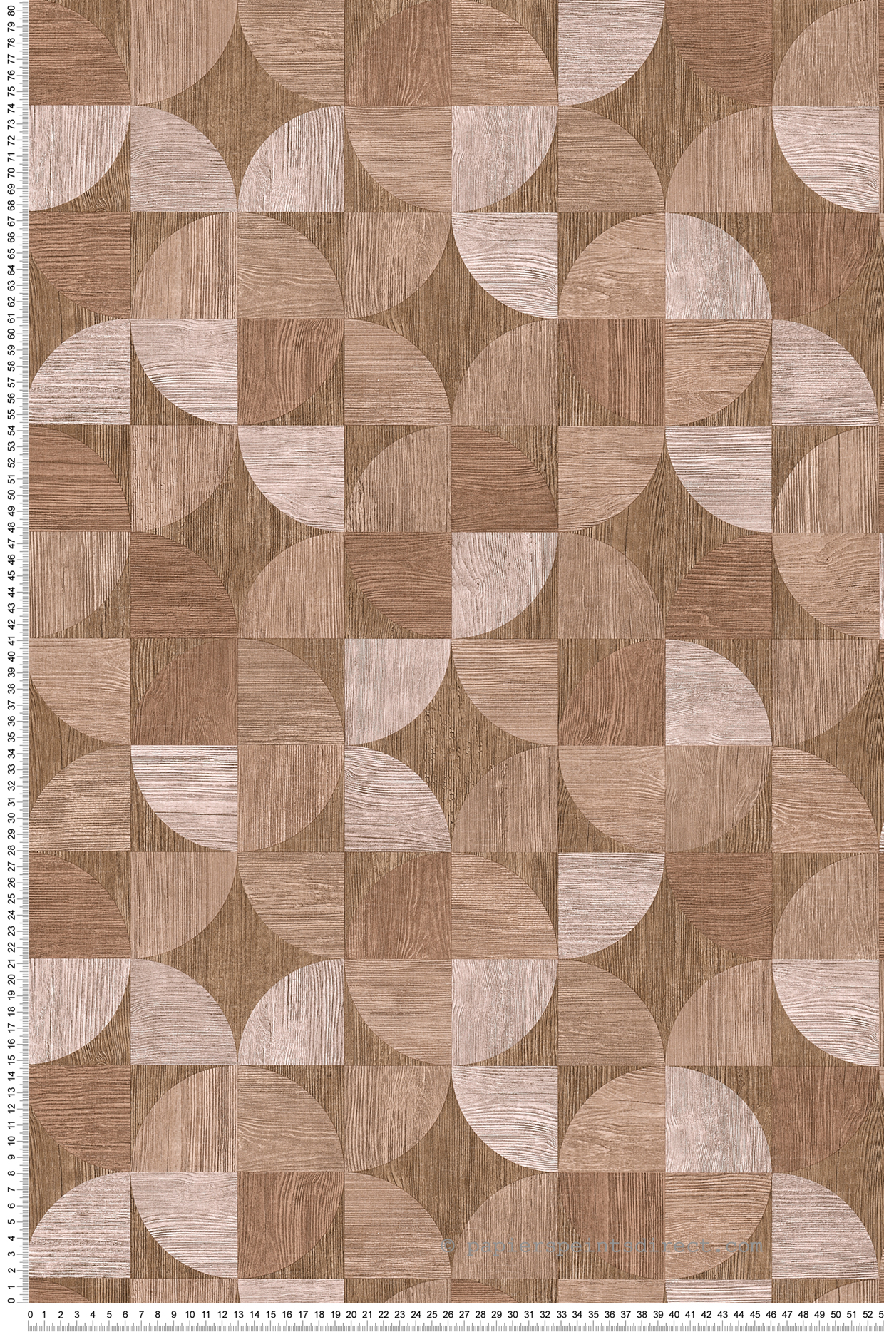 Papier peint Bois marqueterie chêne clair - Metropolitan Stories d'AS Création | Réf. SP14652