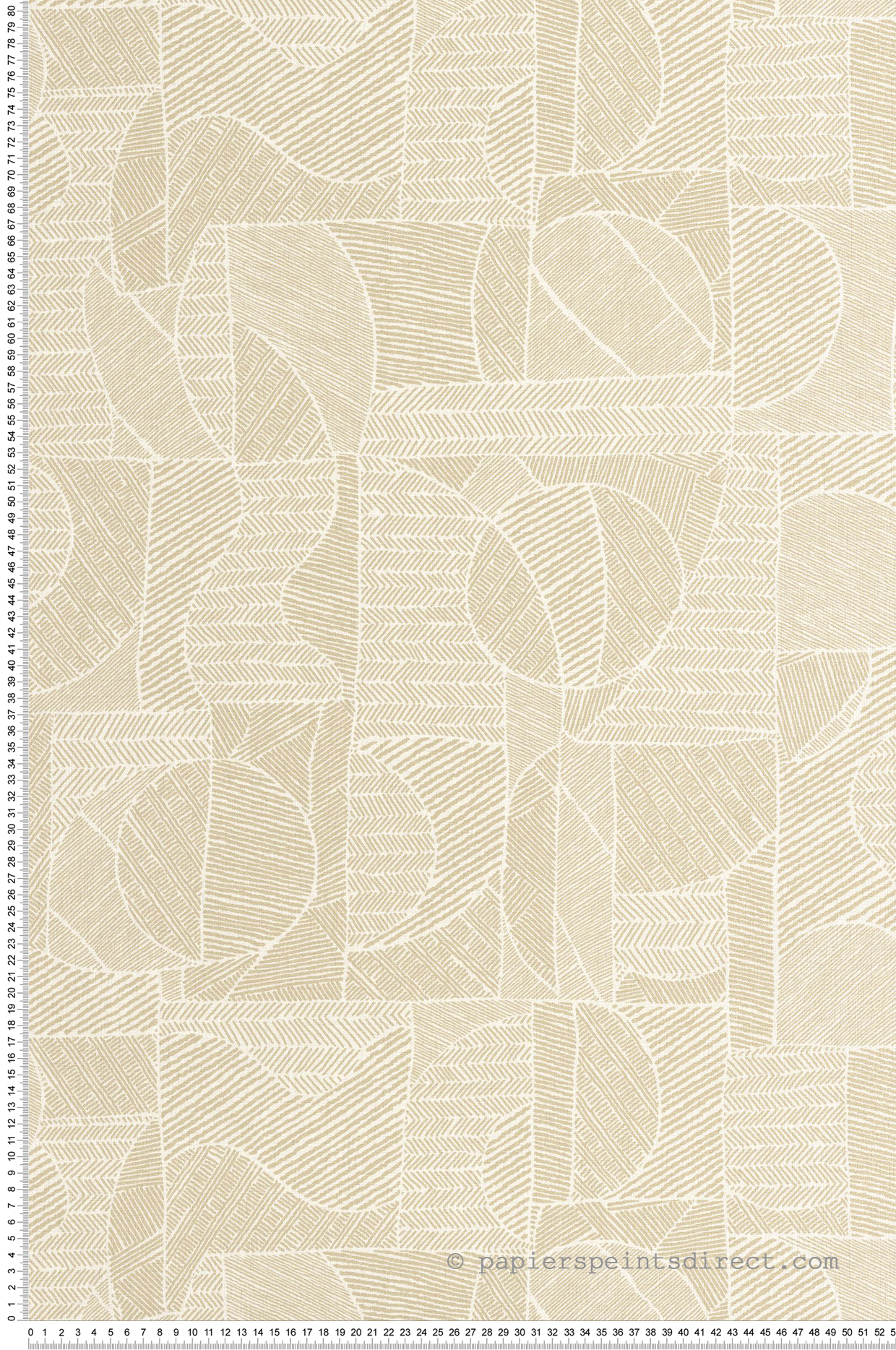 Papier peint Ethnique Motif Baman sable - Matera de Casadéco | Réf. MATA201161177