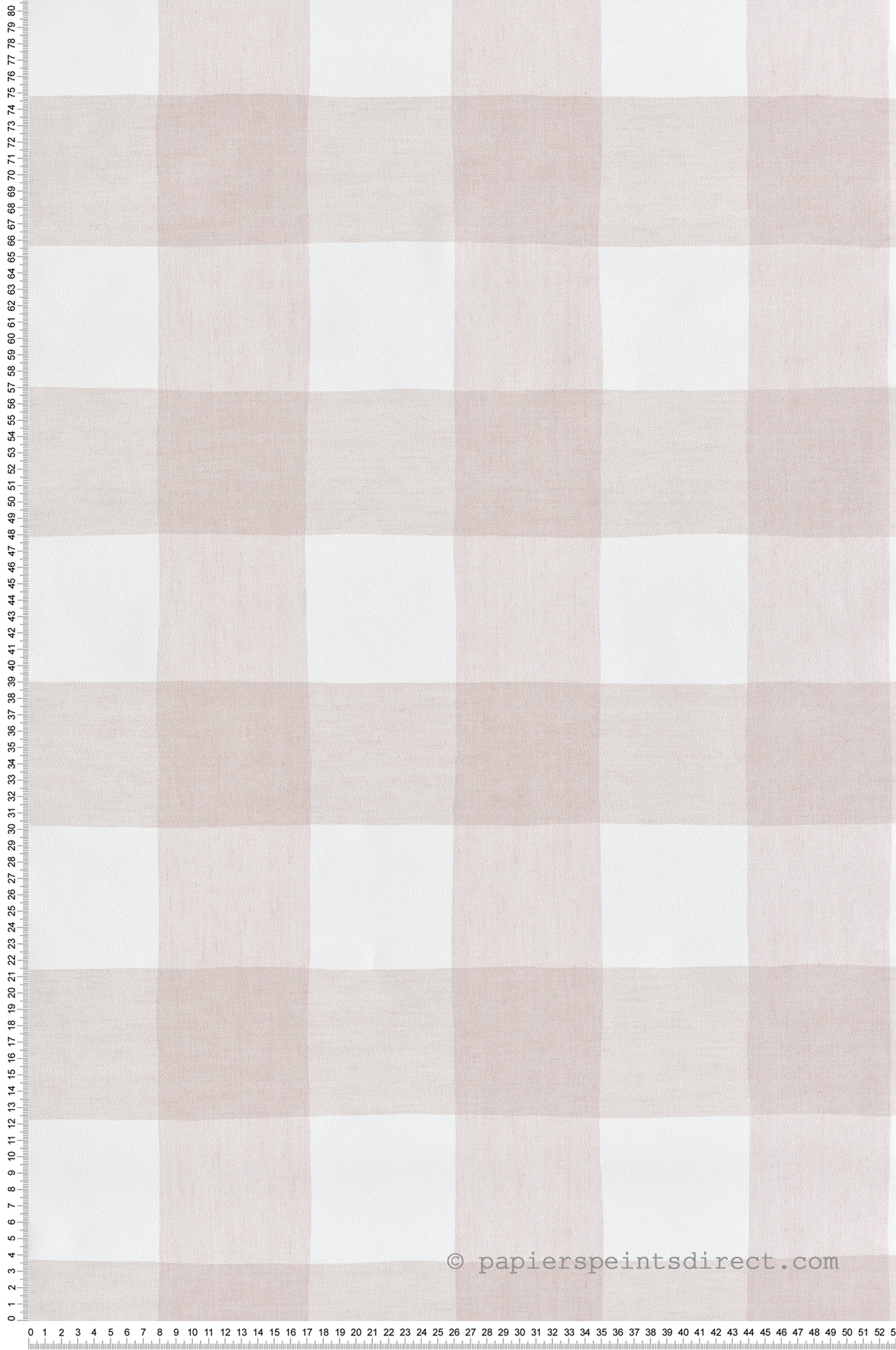Papier peint Vichy Grands Carreaux rose - Stripes & Checks de Montecolino | Réf. MC-ST38434