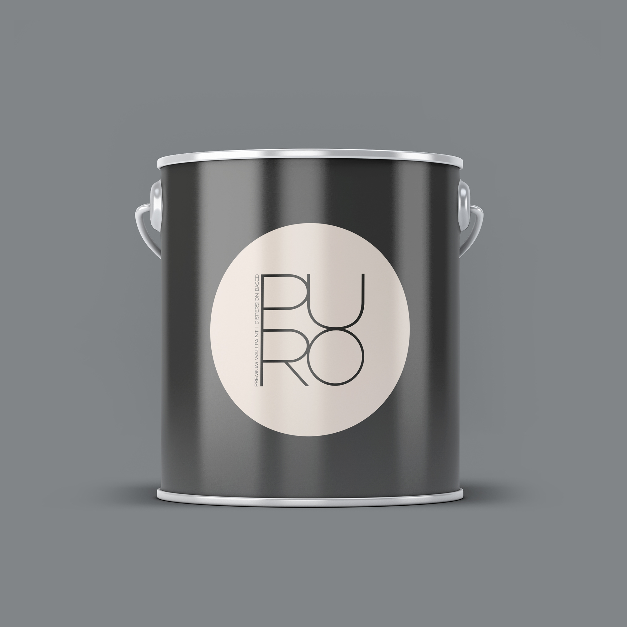 Image d'un pot de 2,5 litres de peinture Puro gris cool grey - c1005