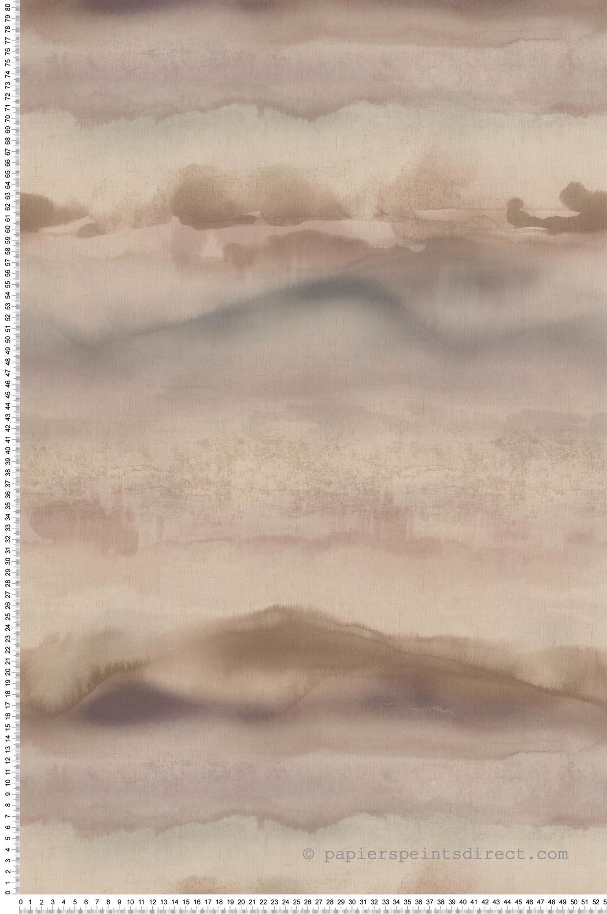 Papier peint Nuage et Brume vieux rose - Arty de Lutèce | Réf. LTC-51210903