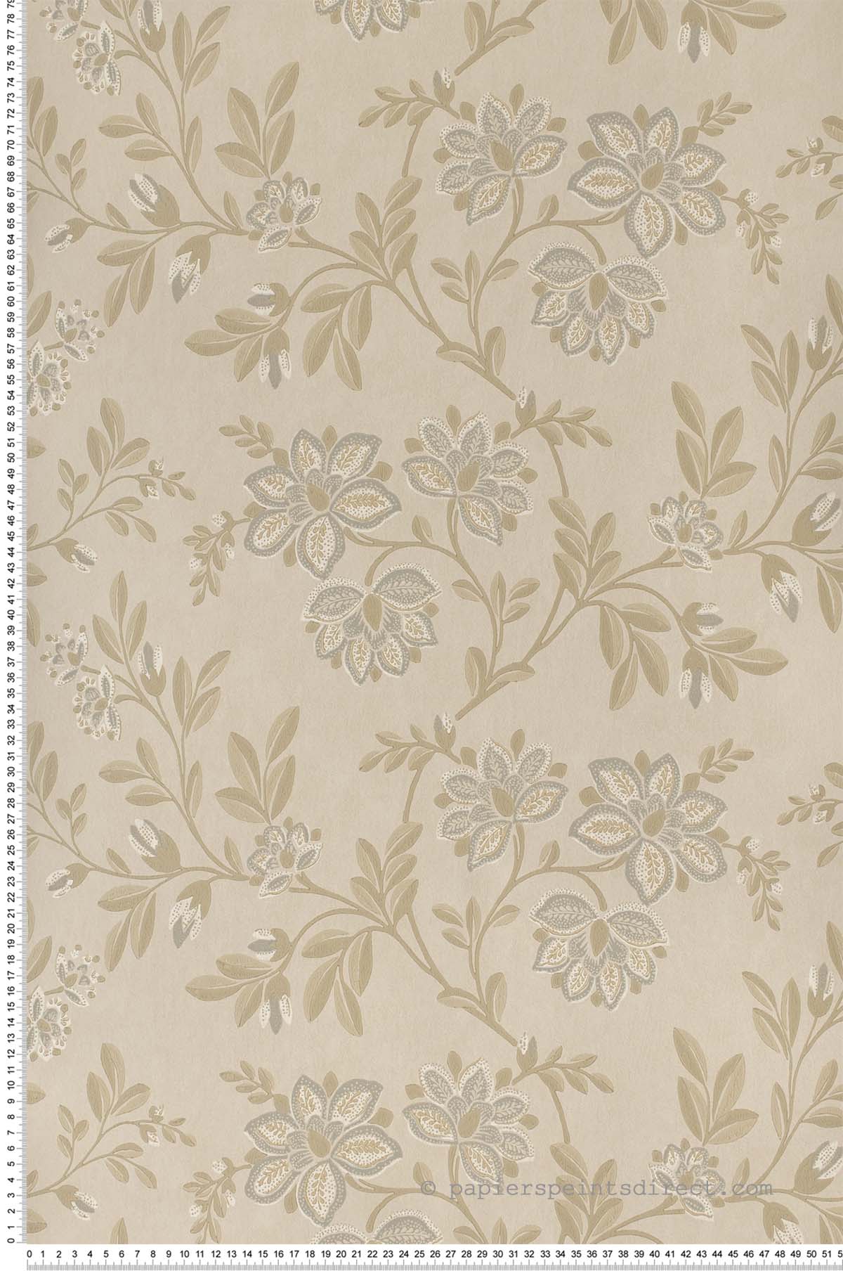 Stitch ficelle - Papier peint Archive Trails de Little Greene