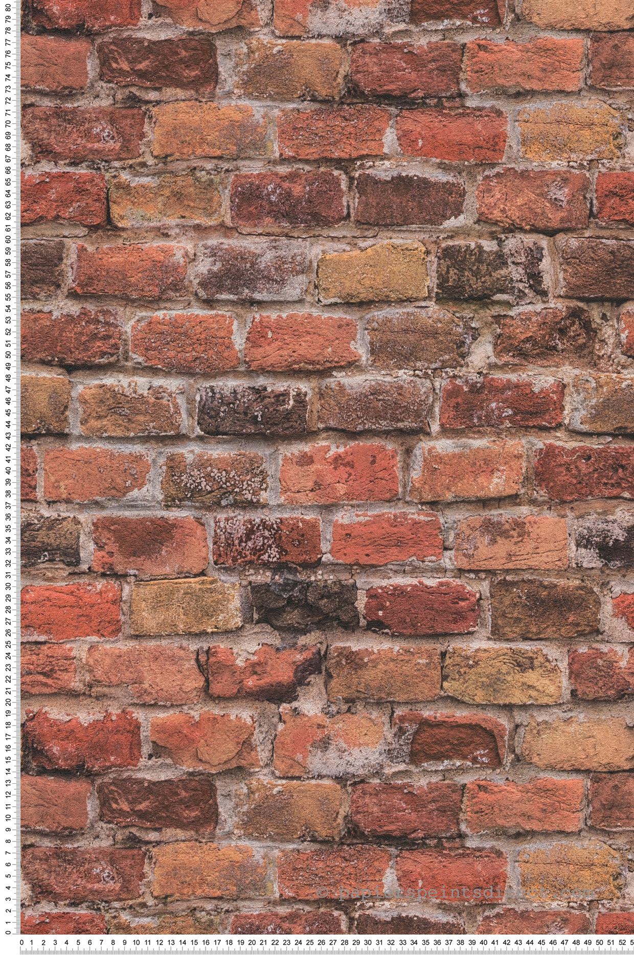 Papier peint Brique Ancienne rouge - Elements 2 d'A.S. Création | Réf. AS-388141