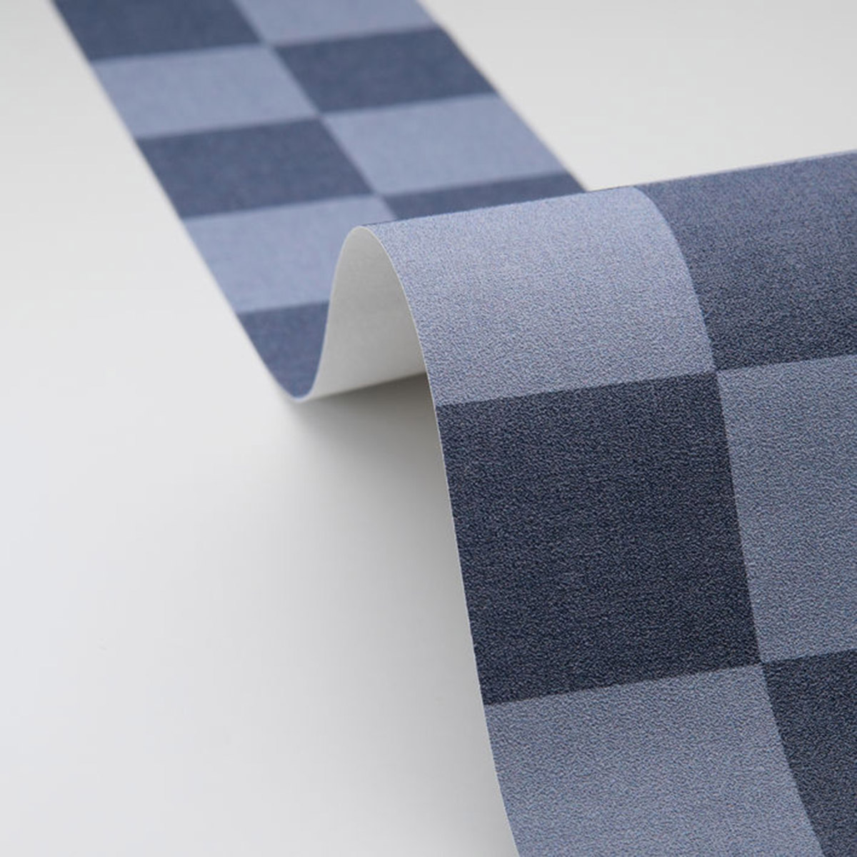 Frise Damier Checks Border bleu jean - Line Up de Casélio AMBV | Réf. LNP106796060