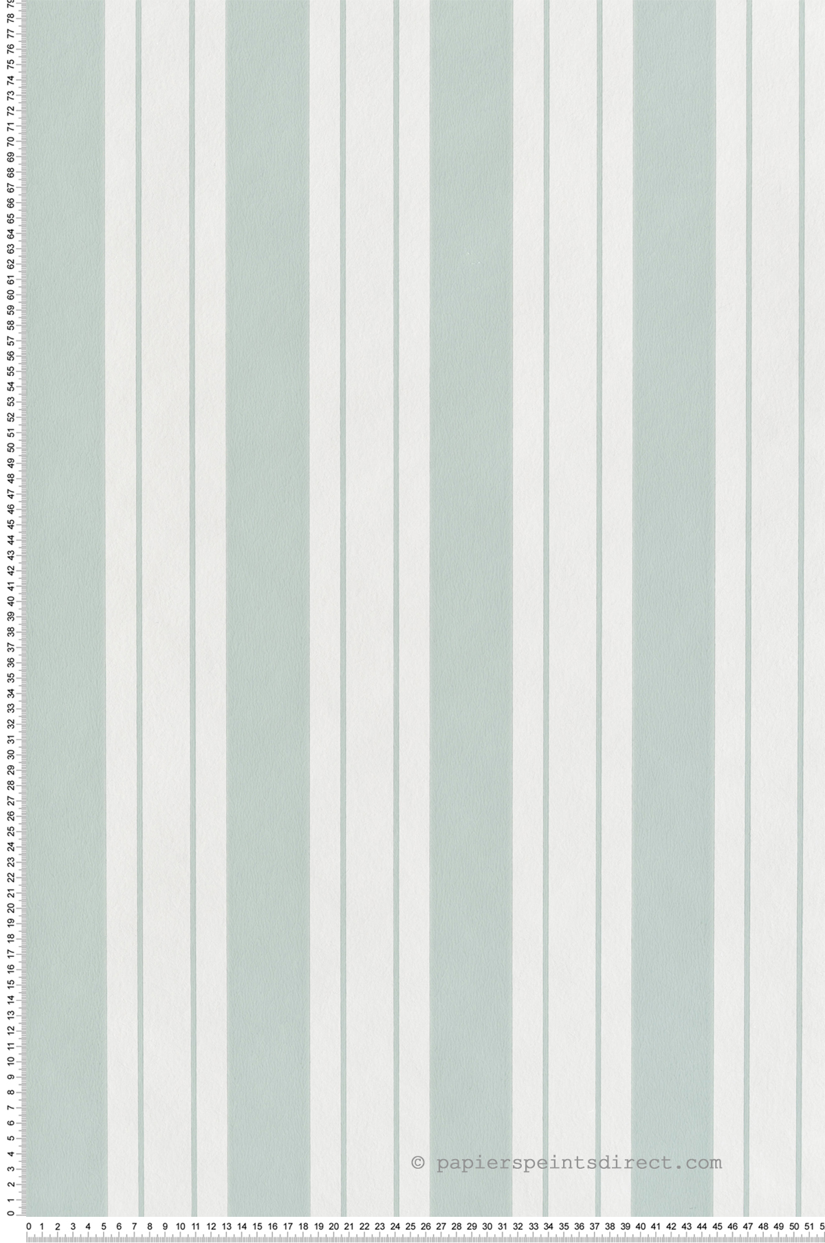 Papier peint Rayure Bateau Ligorio vert d'eau - Alberti d'Osborne & Little | Réf. OSB-W7981-02