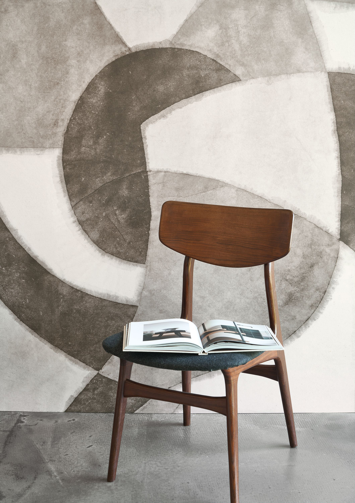 Papier peint panoramique Graphique Rêves de Papier M anthracite 212X280 - Papercraft de Casadéco | Réf. PAPC89699703