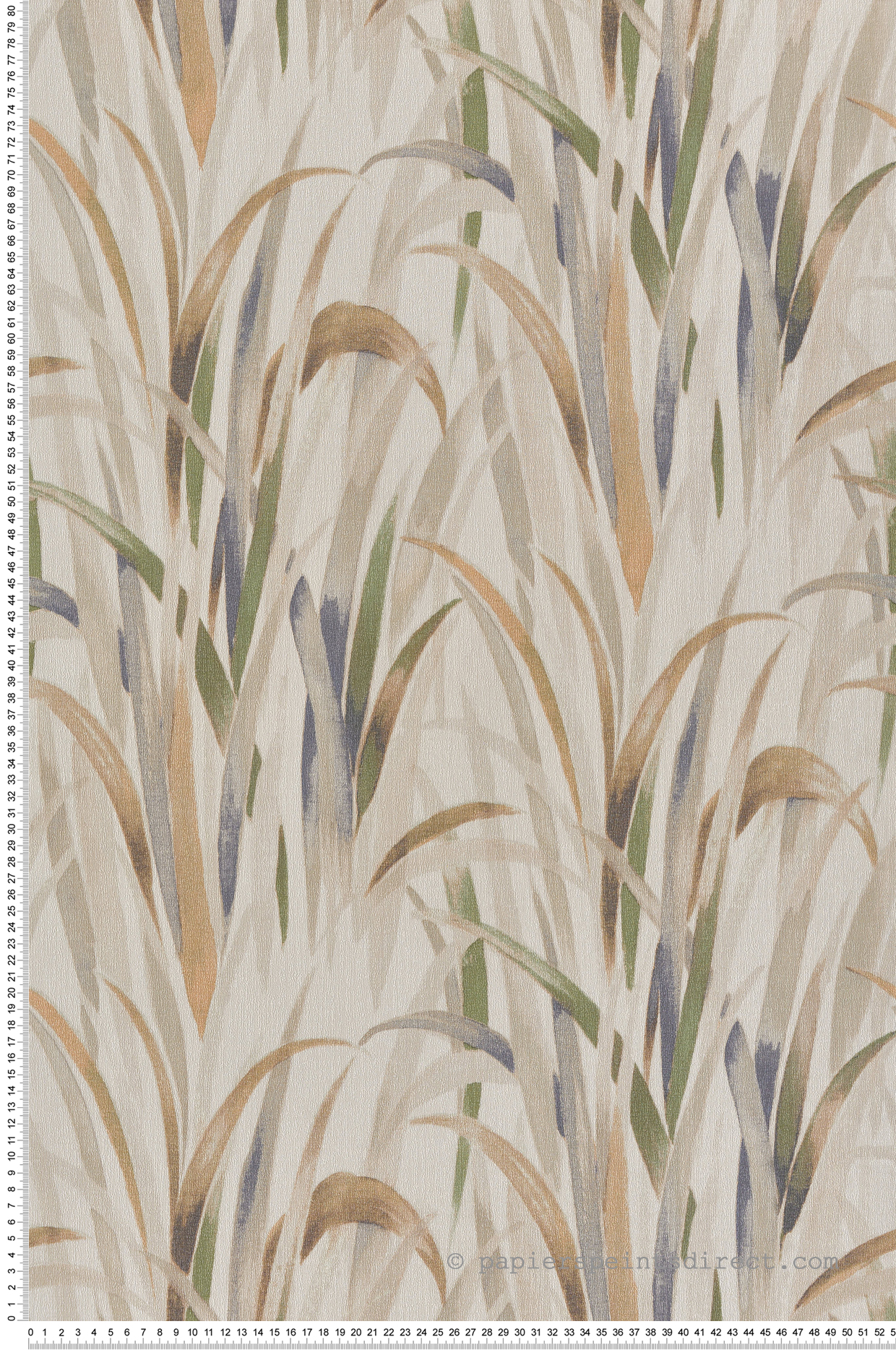 Papier peint Herbe Champs camel lin - Jaipur de Montecolino | Réf. MC-26403