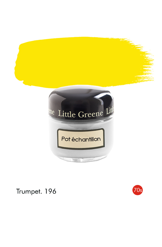 Pot échantillon Trumpet (1970s) n°196 - Finition Absolute Matt Emulsion