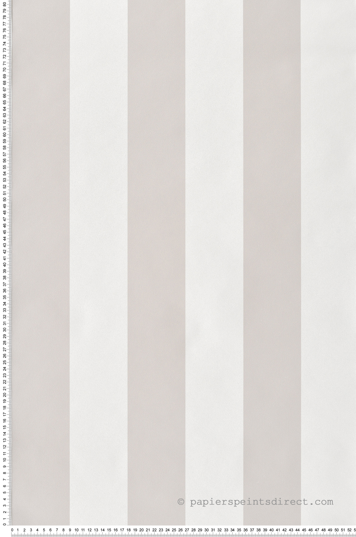 Papier peint Large Rayure beige sable - Cuisines & Bains de Lutèce | Réf. LTC-51231617