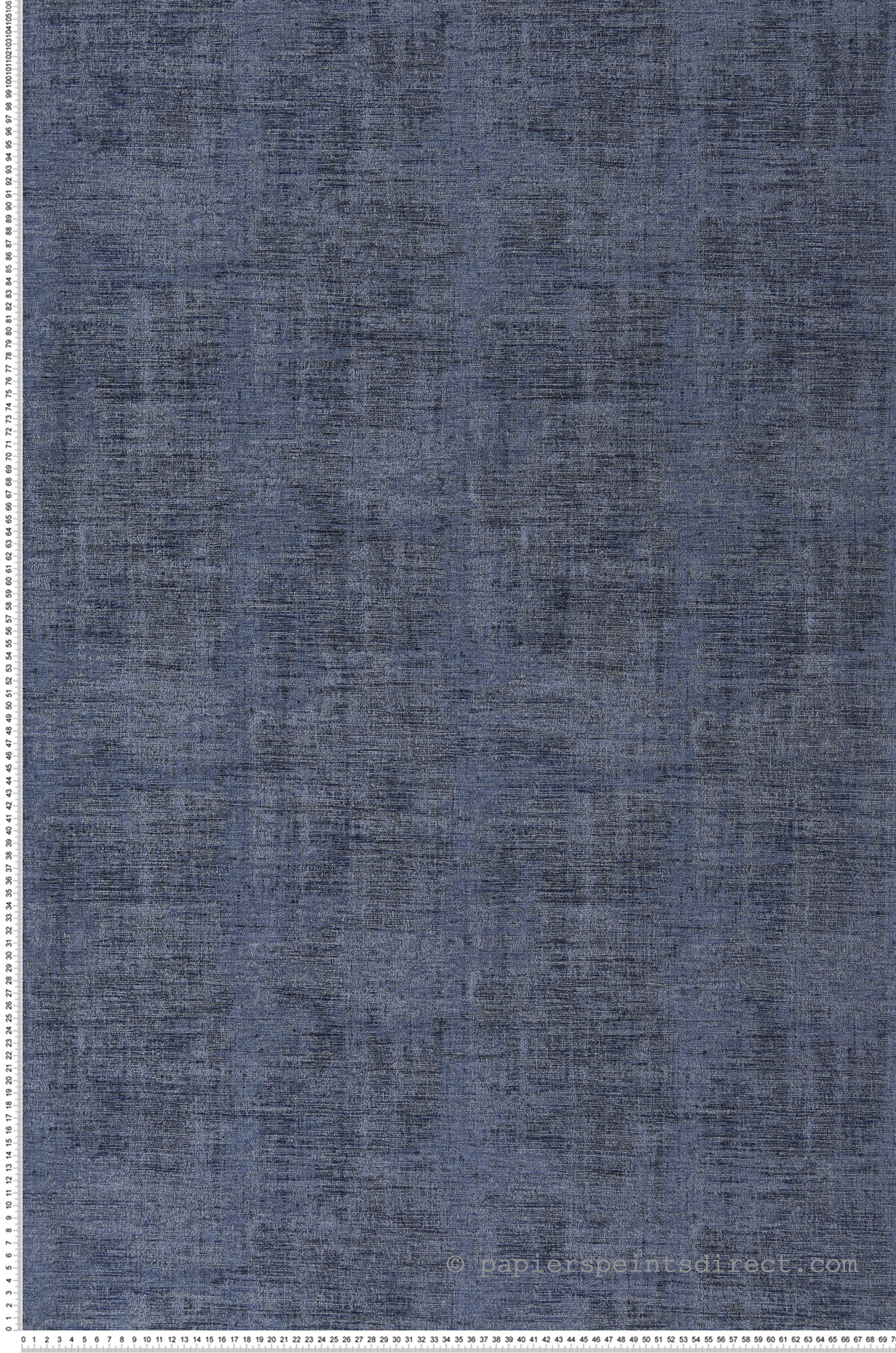 Papier peint Faux uni Johara bleu foncé - Mansour de Casamance | Réf. CAS-74392106