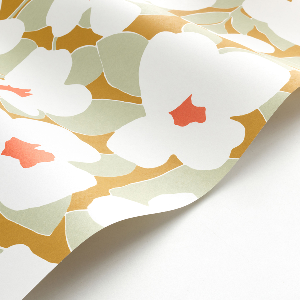 Papier peint 70s Flower Power jaune - Iconic de Casadéco AMBV | Réf. CONI88392323