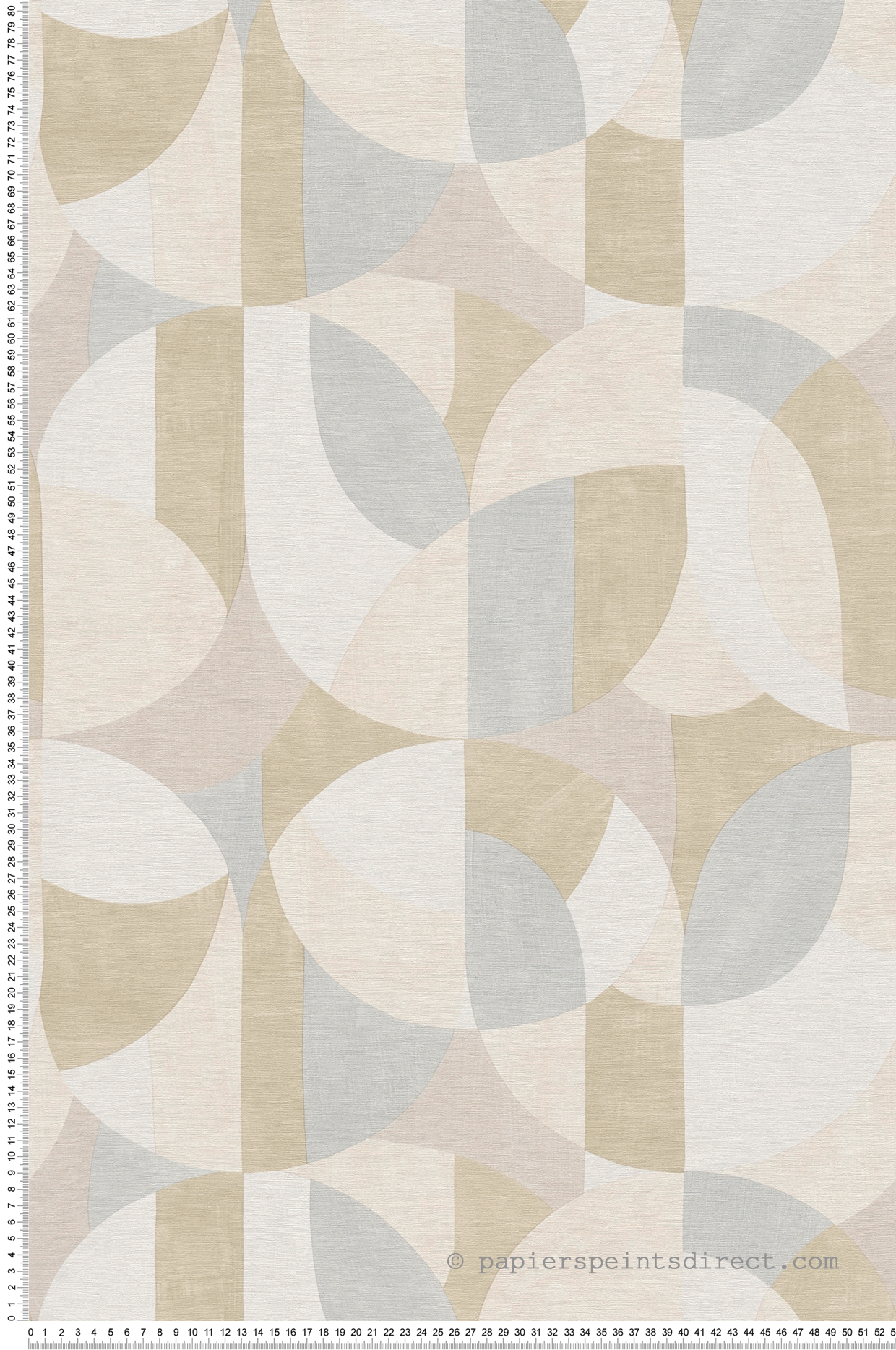 Papier peint Graphique Abstrait gris mastic - French Affair d'A.S. Création | Réf. AS-399324