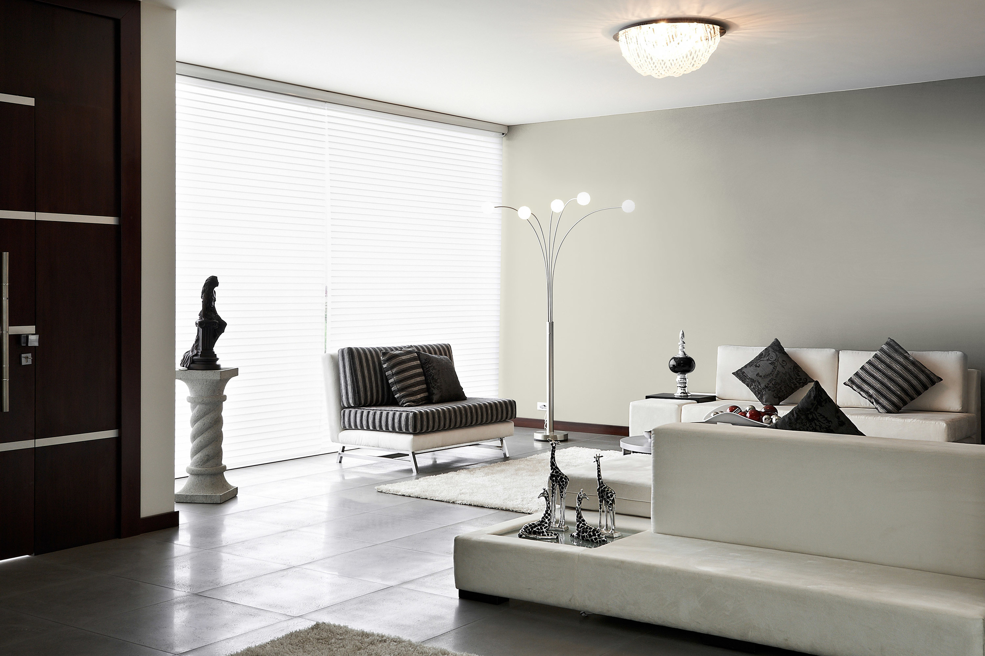 Image d'un pot de 1 litre de peinture Puro crème mellow brown - c7007