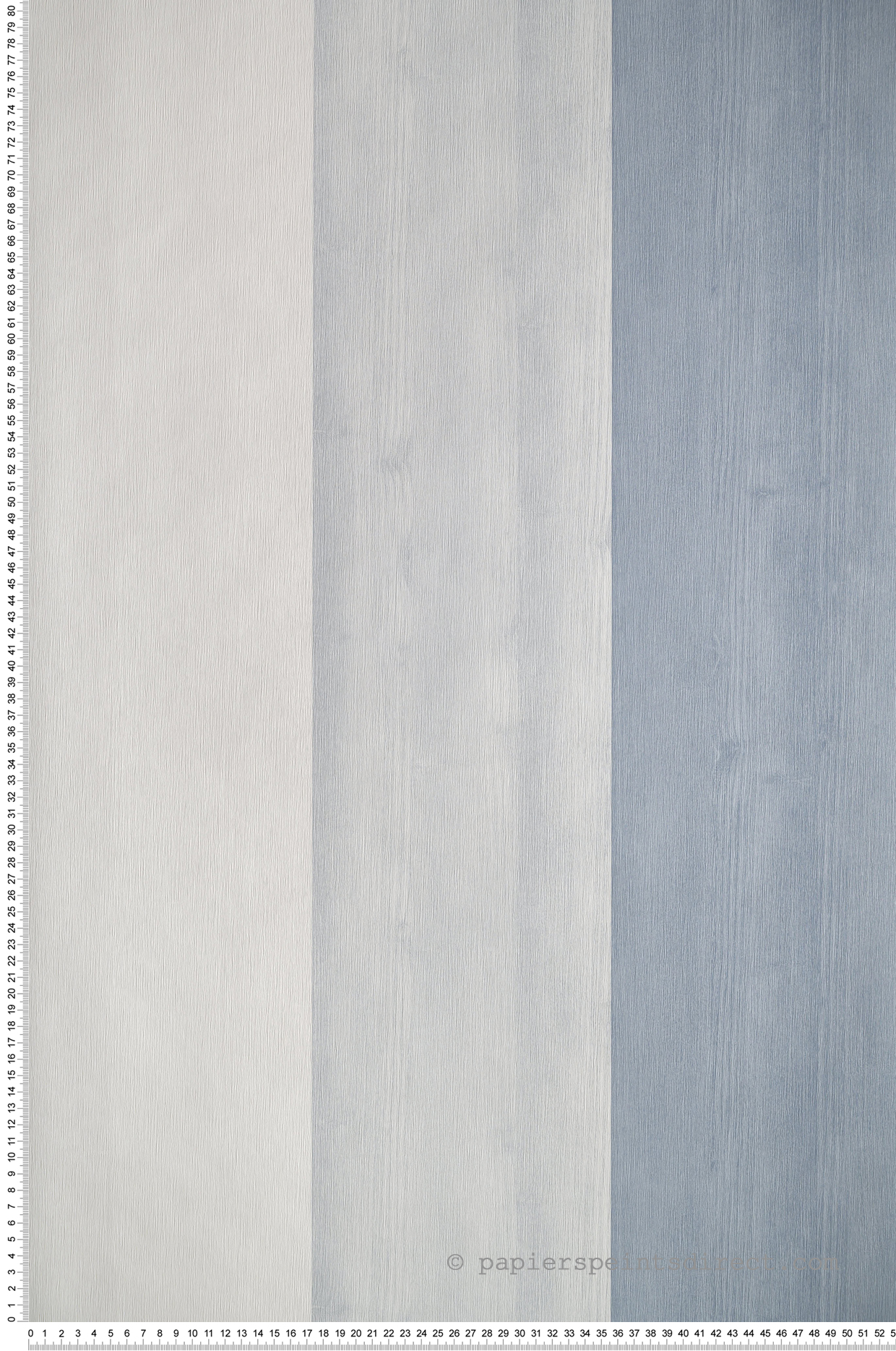 Papier peint Rayure Bois bleu - Les Rayures de Casadéco | Réf. RAYS29246102