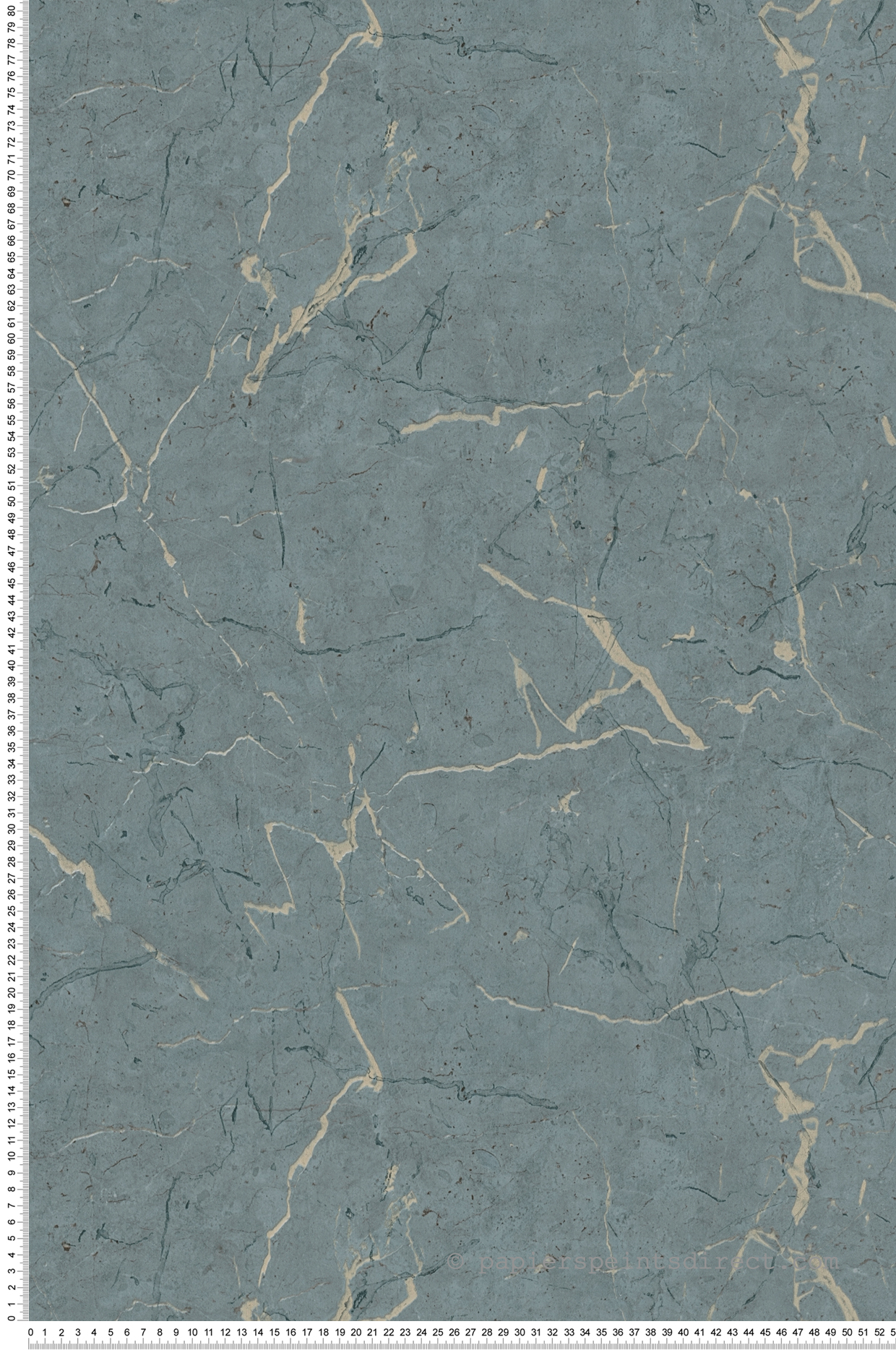 Papier peint Marbre Brillant bleu-gris - Metropolitan Stories 2 d'AS Création | Réf. SP15468