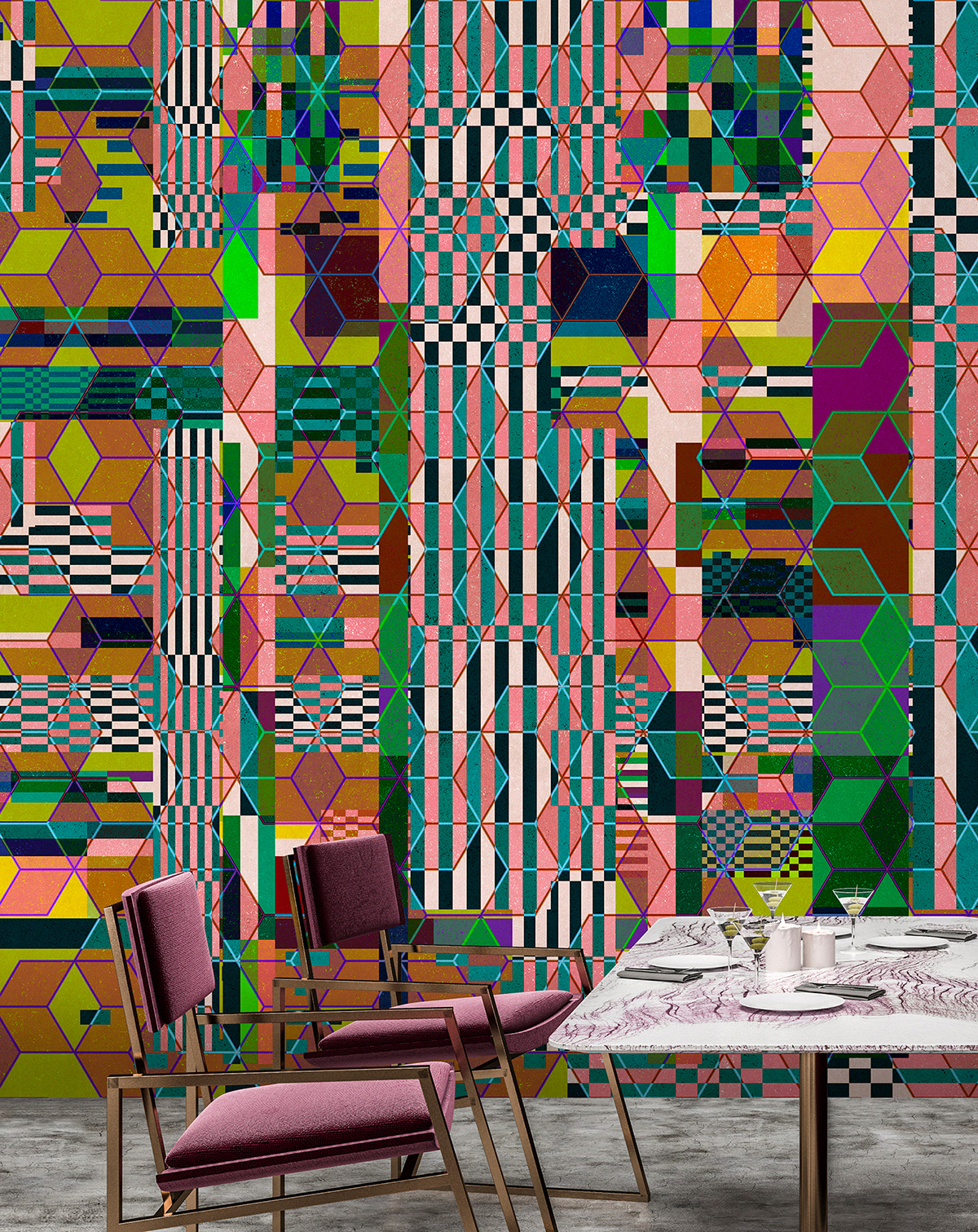 Papier peint panoramique Walls by Patel 3 - Référence DD122252 - Intissé 200g/m2 - 400 x 270 cm