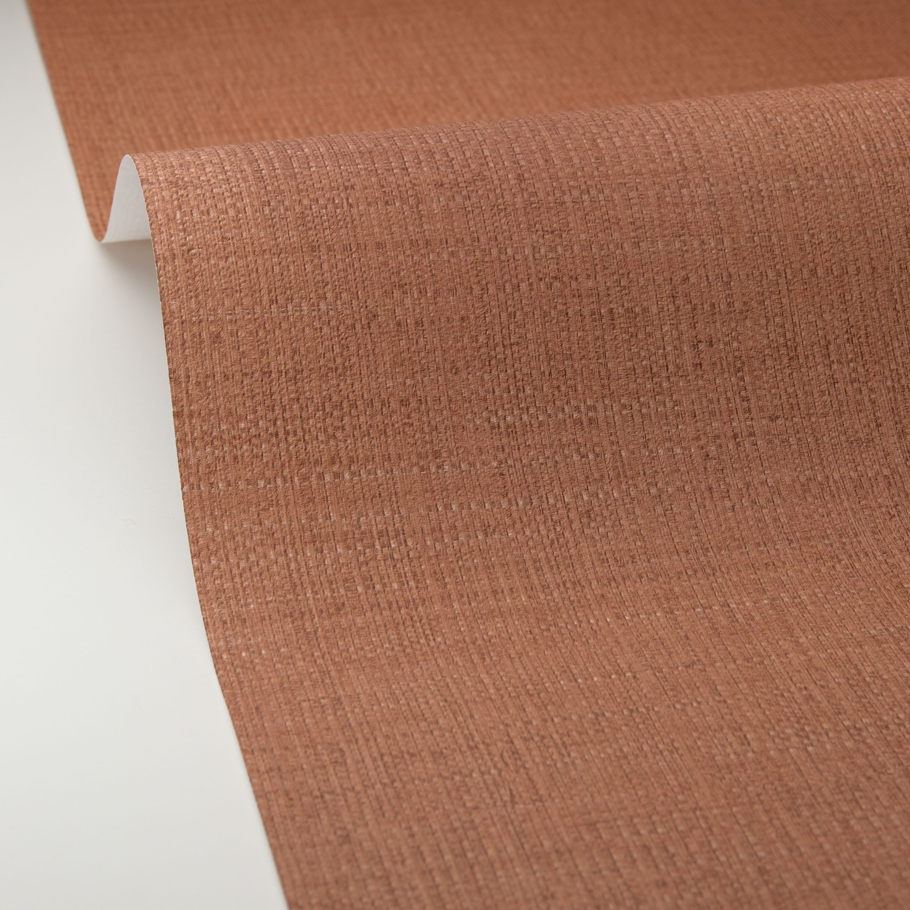 Papier peint Raphia Tissé terracotta - Matières de Casélio AMB3| Réf. MMT105972080