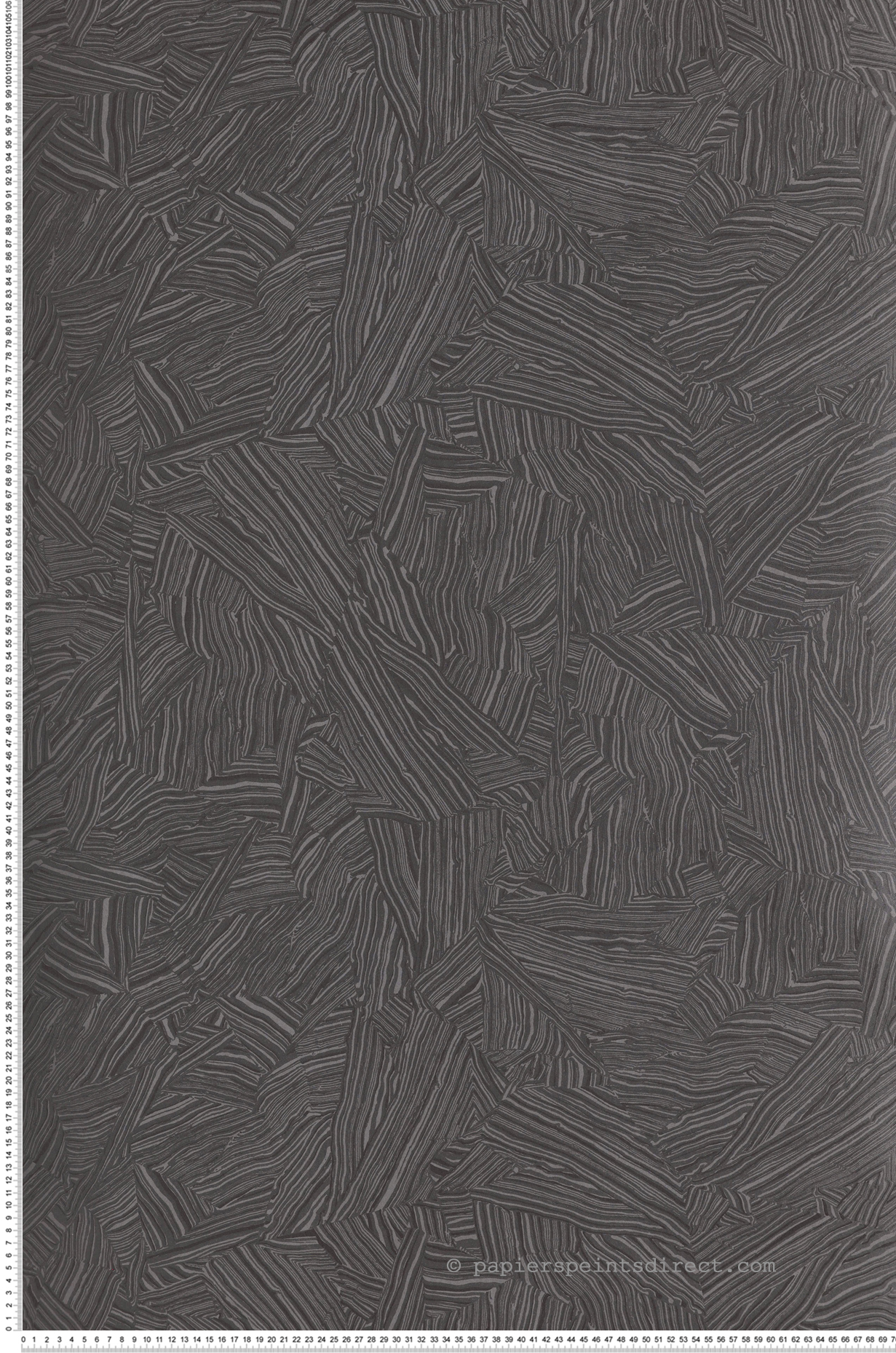 Papier peint Fragment de Roche Zébra noir anthracite - Rock de Masureel | Réf. MAS-ROC103