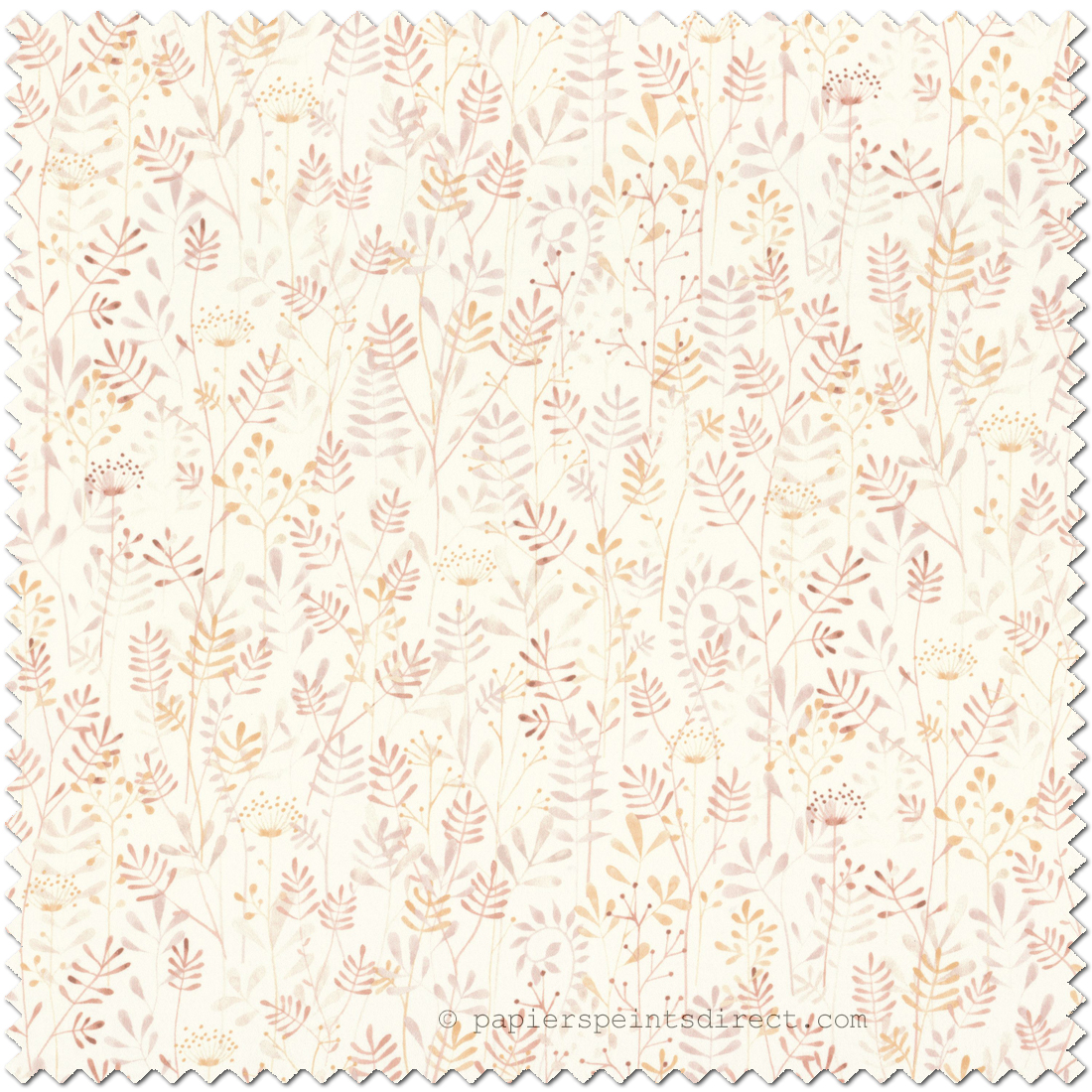 Tissu Feuillage Enfantin rose nude - Once Upon A Time de Casadéco | Réf. OUAT88504410